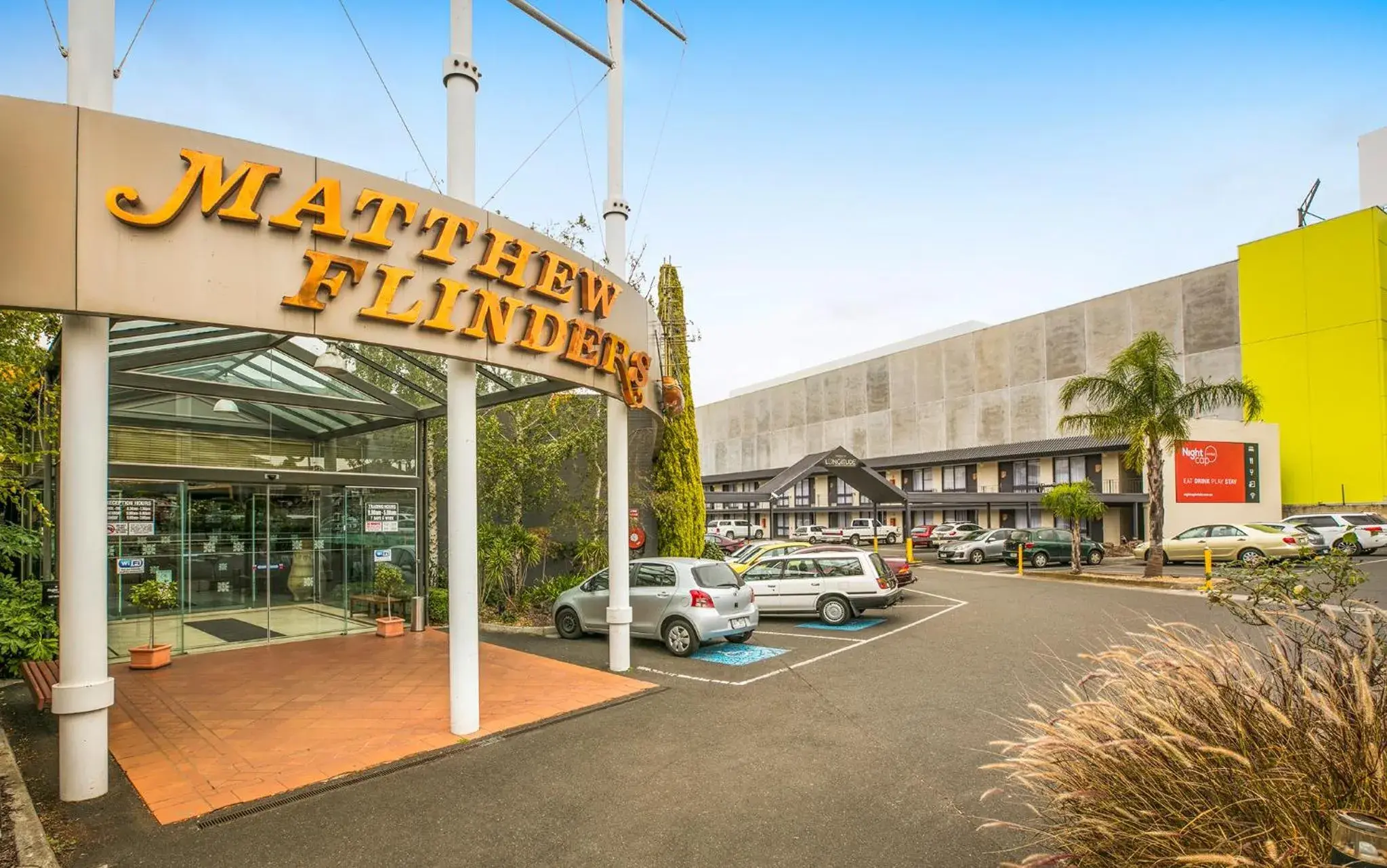 Facade/entrance in Nightcap at Matthew Flinders Hotel Facade/entrance in Nightcap at Matthew Flinders Hotel