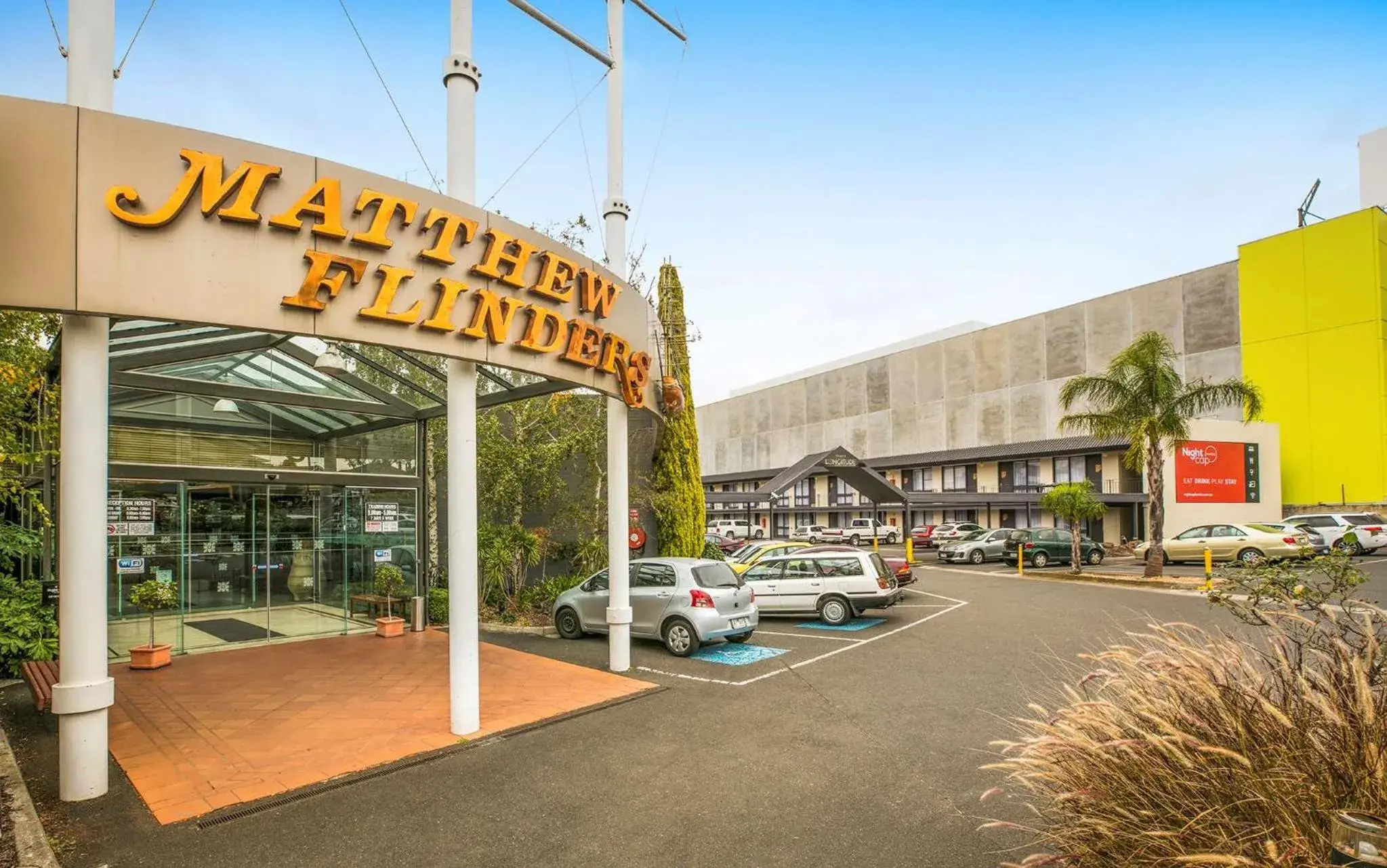 Property building in Nightcap at Matthew Flinders Hotel Property building in Nightcap at Matthew Flinders Hotel