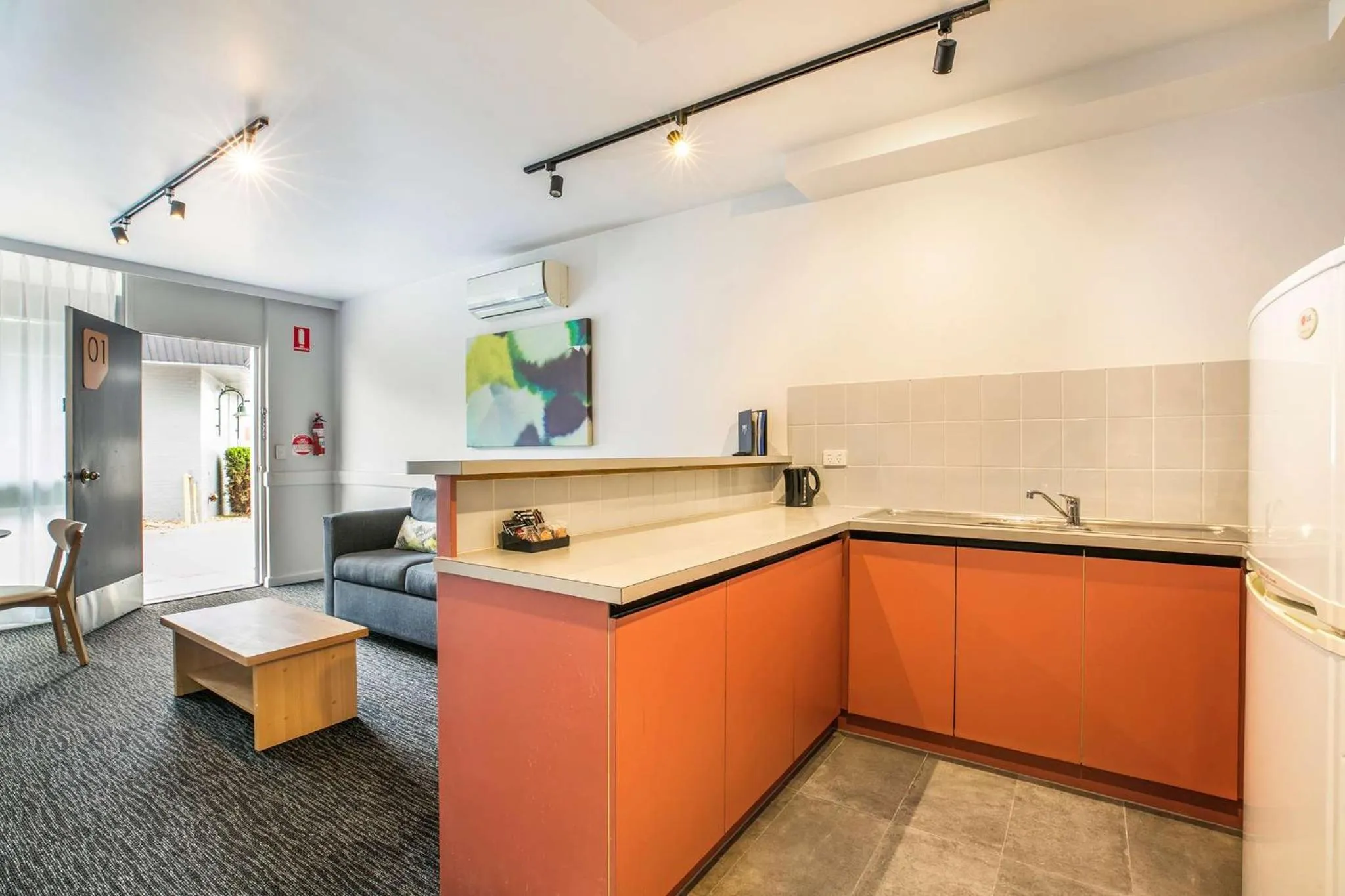 Kitchen or kitchenette in Nightcap at Matthew Flinders Hotel