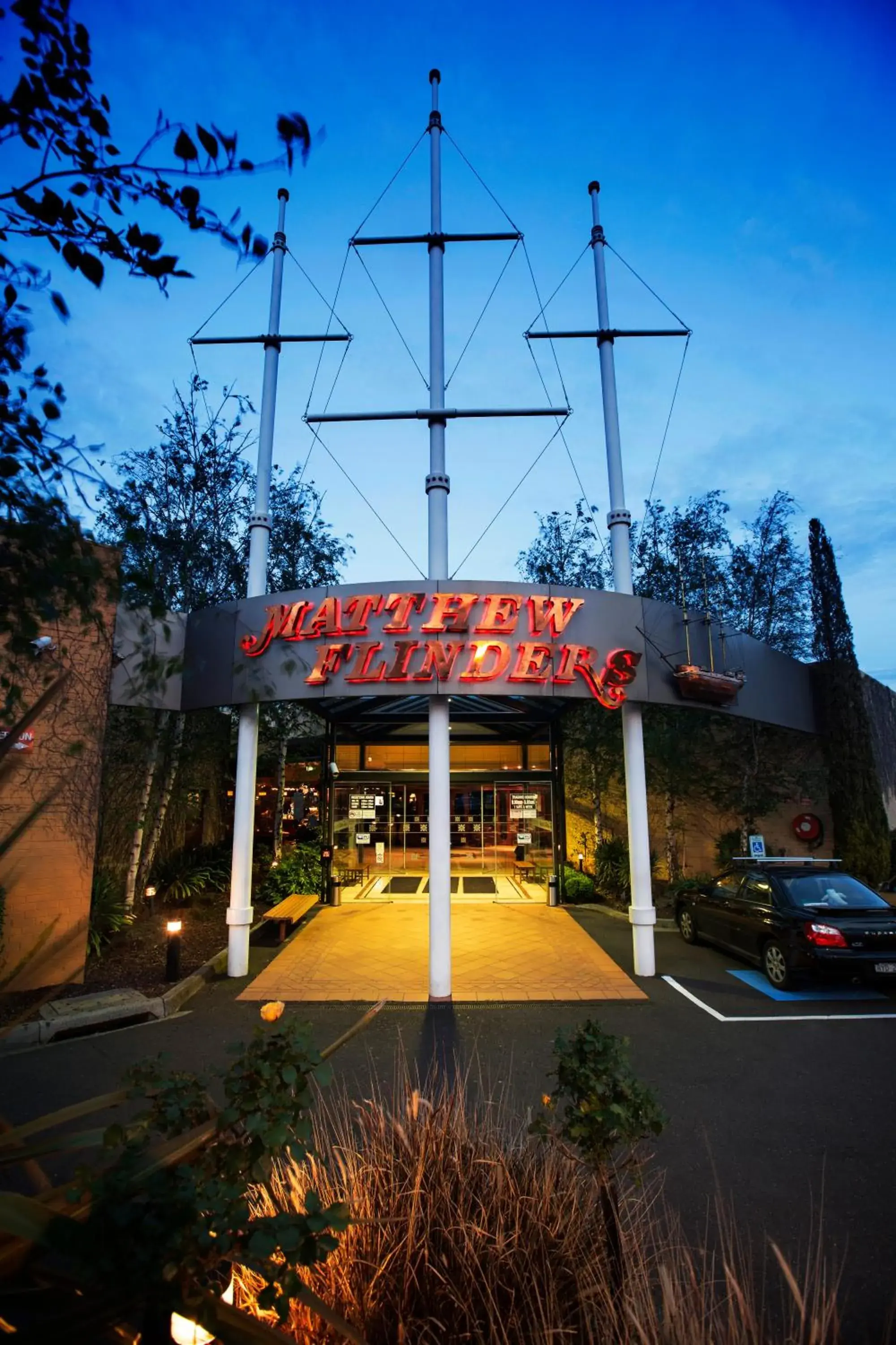 Facade/entrance in Nightcap at Matthew Flinders Hotel Facade/entrance in Nightcap at Matthew Flinders Hotel