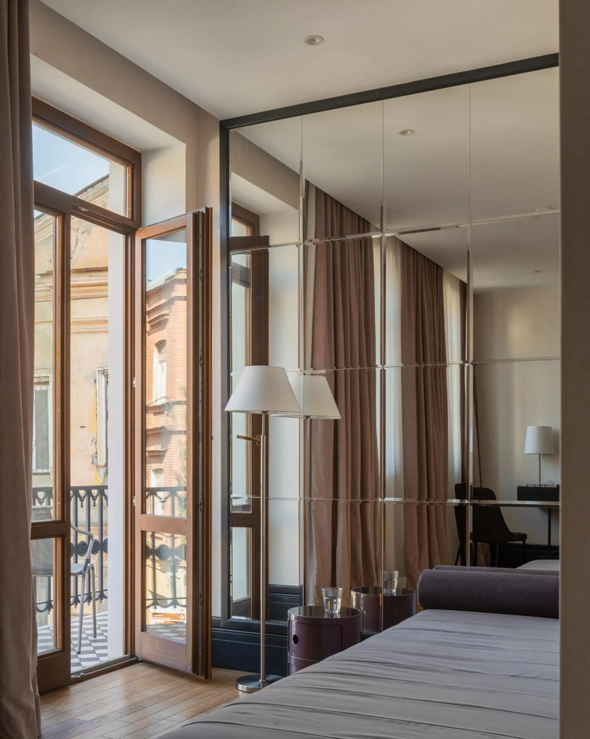 View (from property/room), Bed in Puris Moedani Boutique Hotel