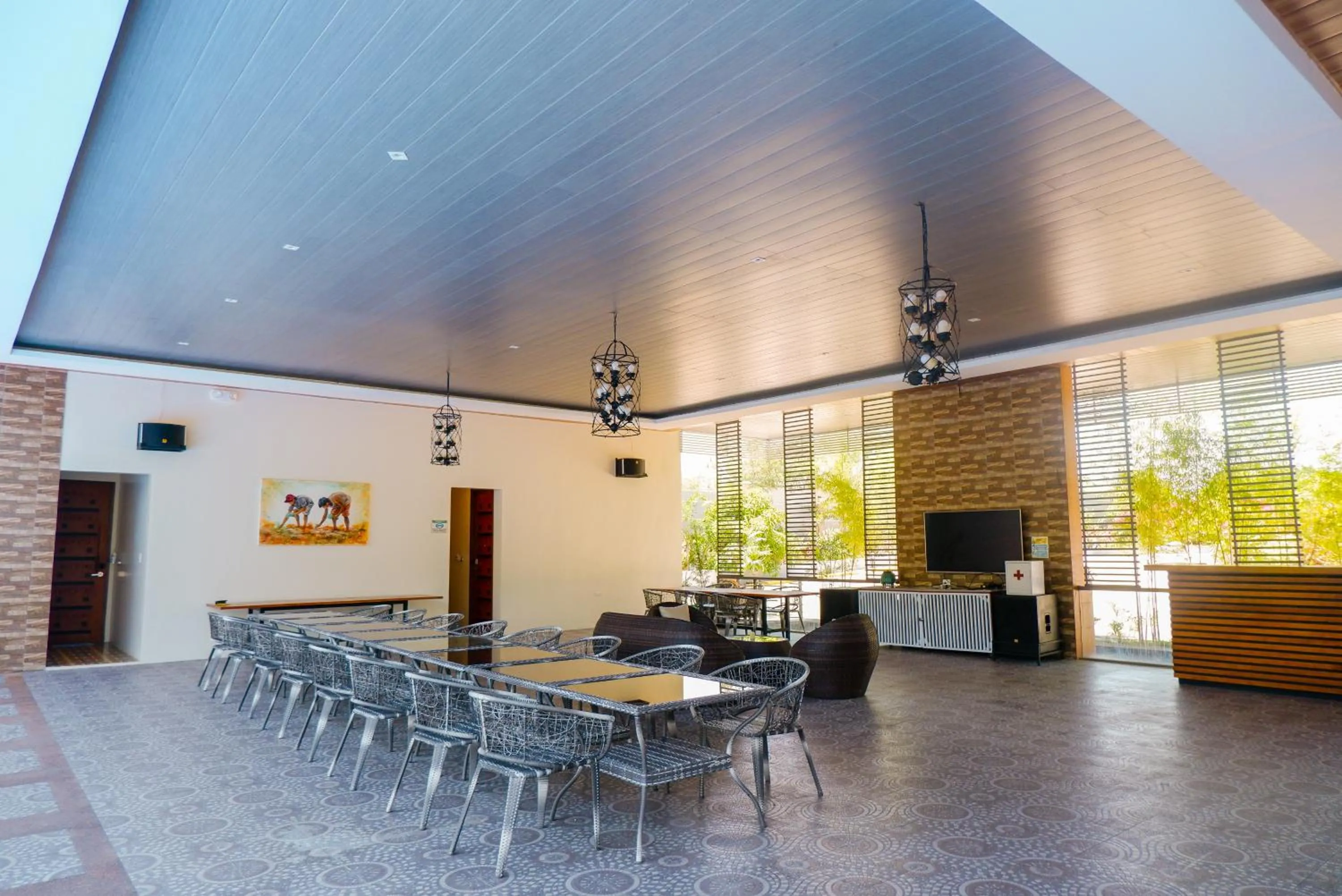 Property building in Armando's Garden Resort and Restaurant