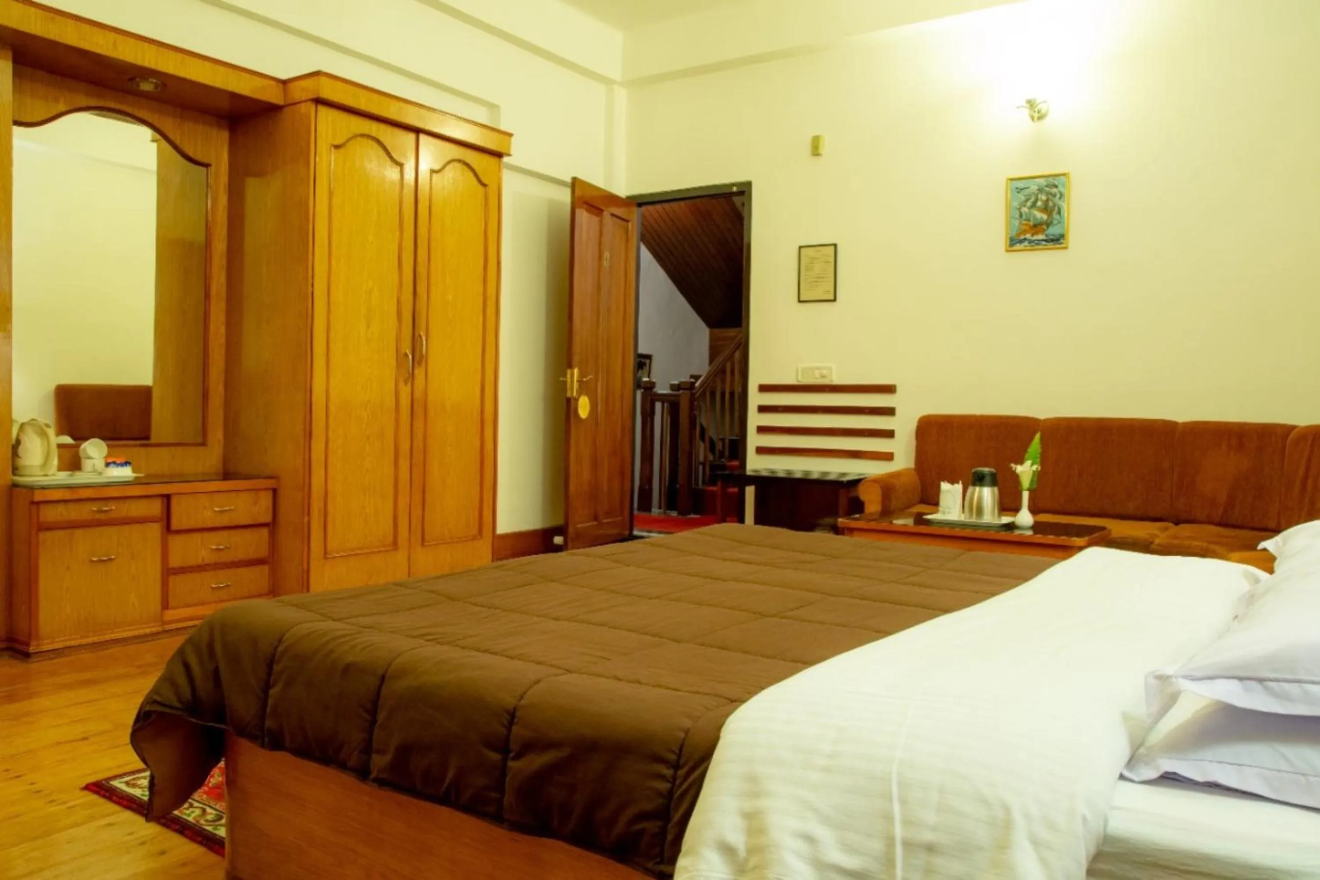 Bed in Rhenock House (a luxury villa)