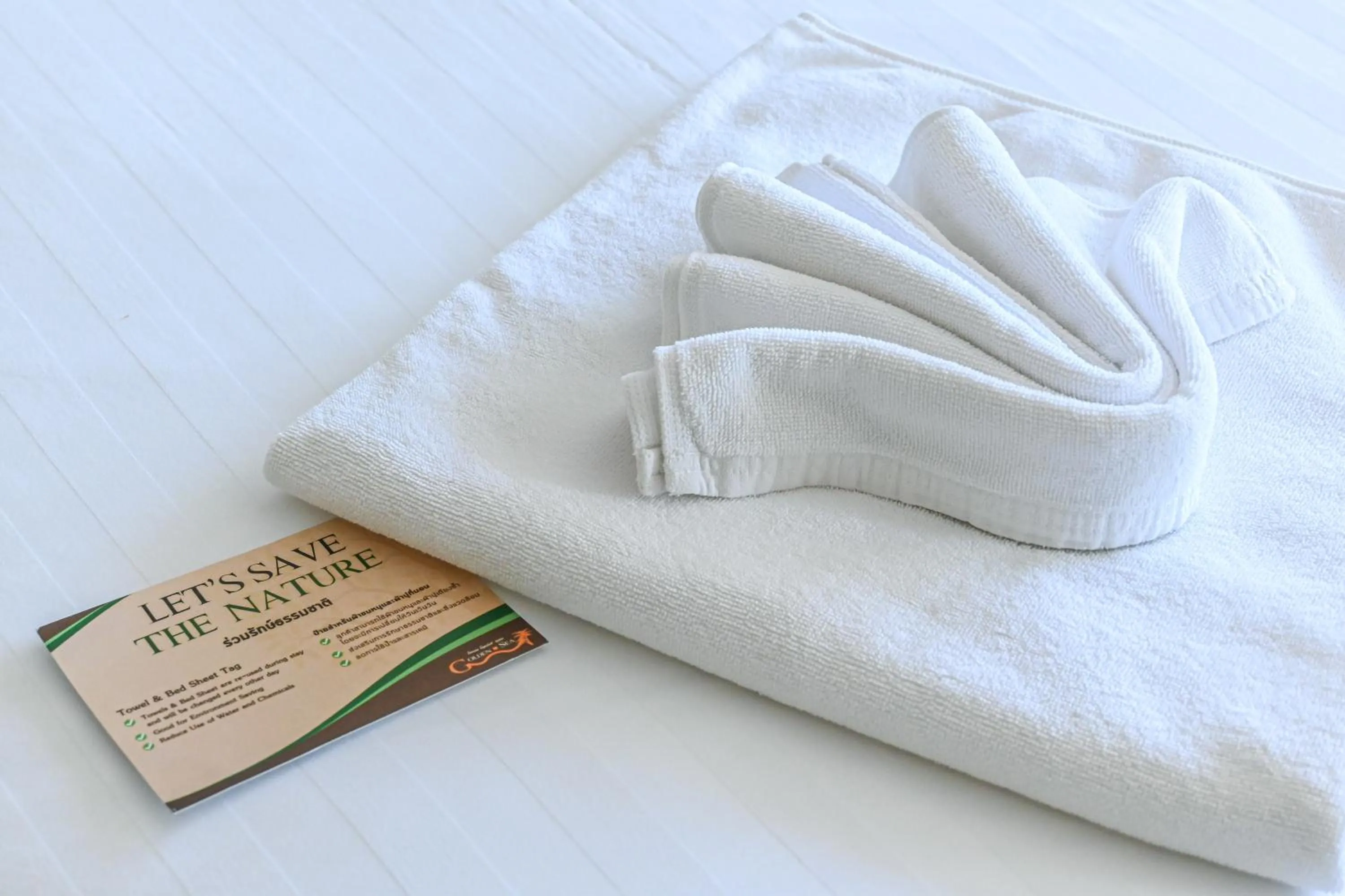 towels in Golden Sea Hua Hin - SHA Extra Plus