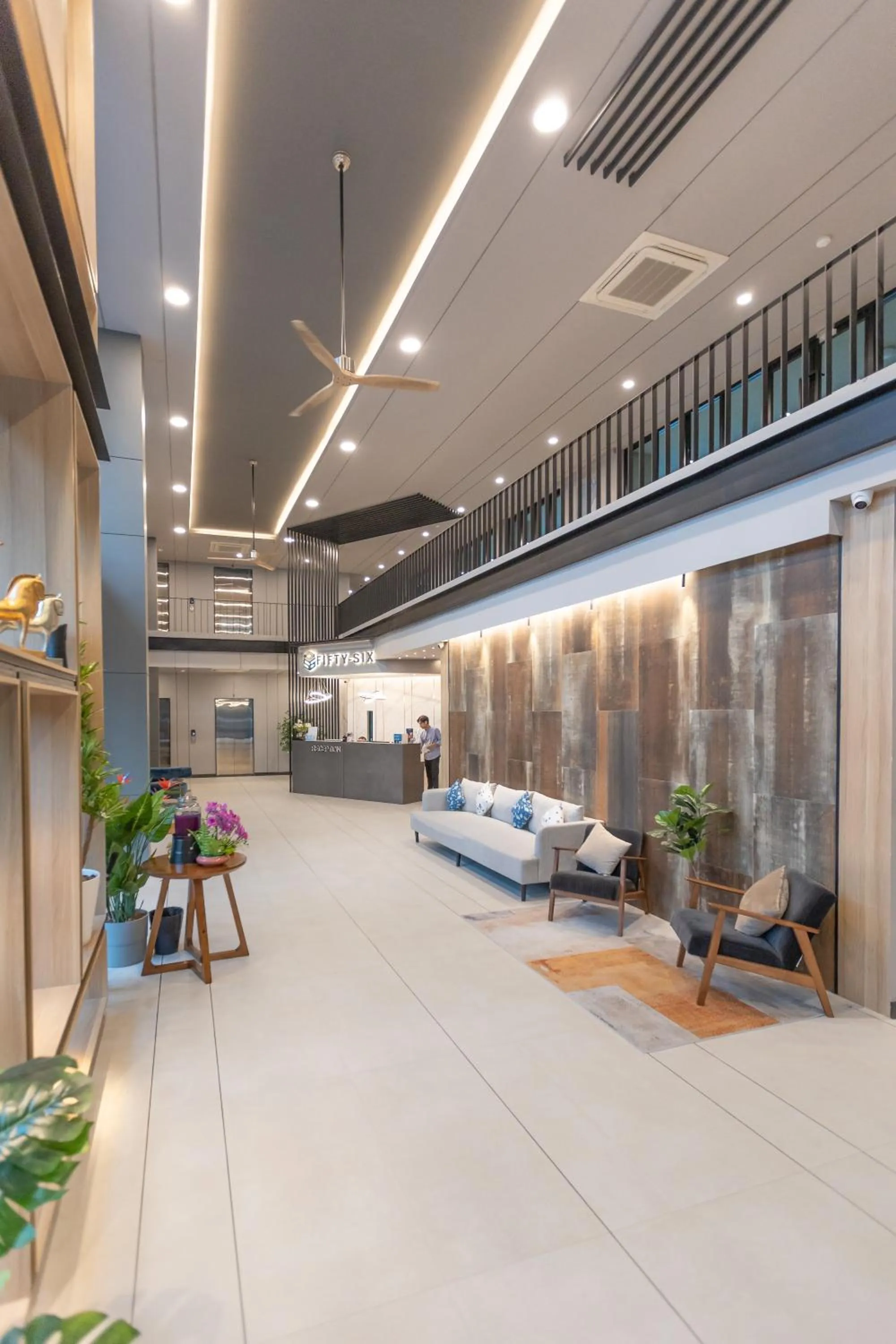 Lobby or reception in 56 Hotel