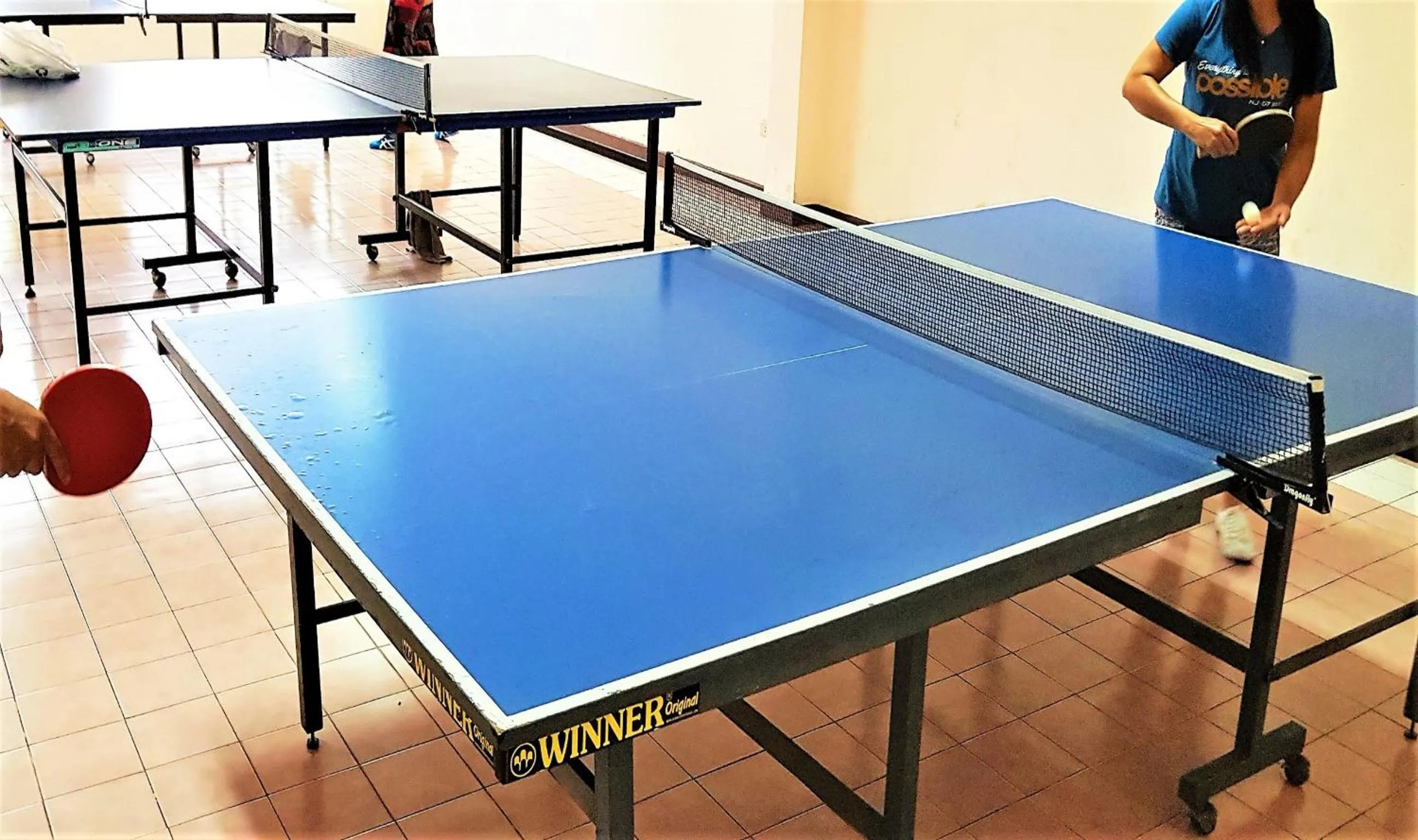 Table Tennis in Jomtien beach condo sea view studio apartment 12th floor