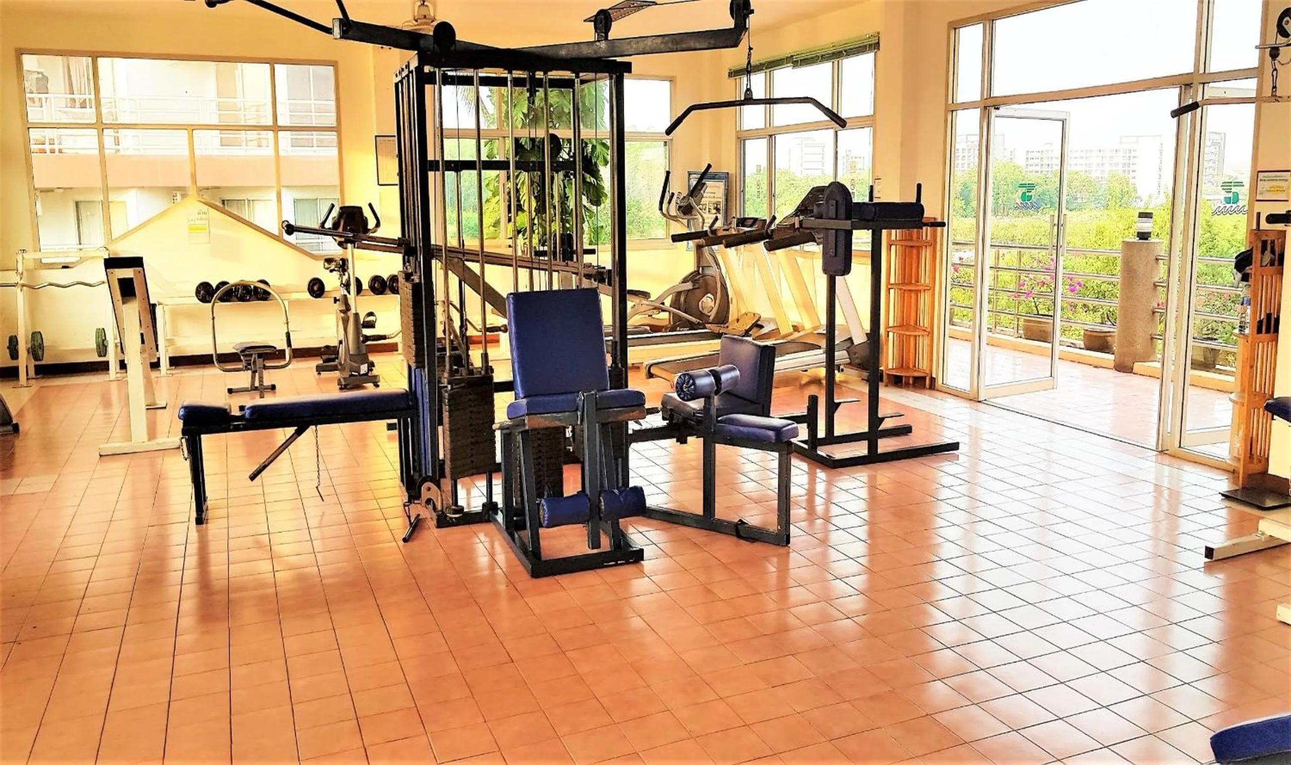 Fitness Center/Facilities in Jomtien beach condo sea view studio apartment 12th floor