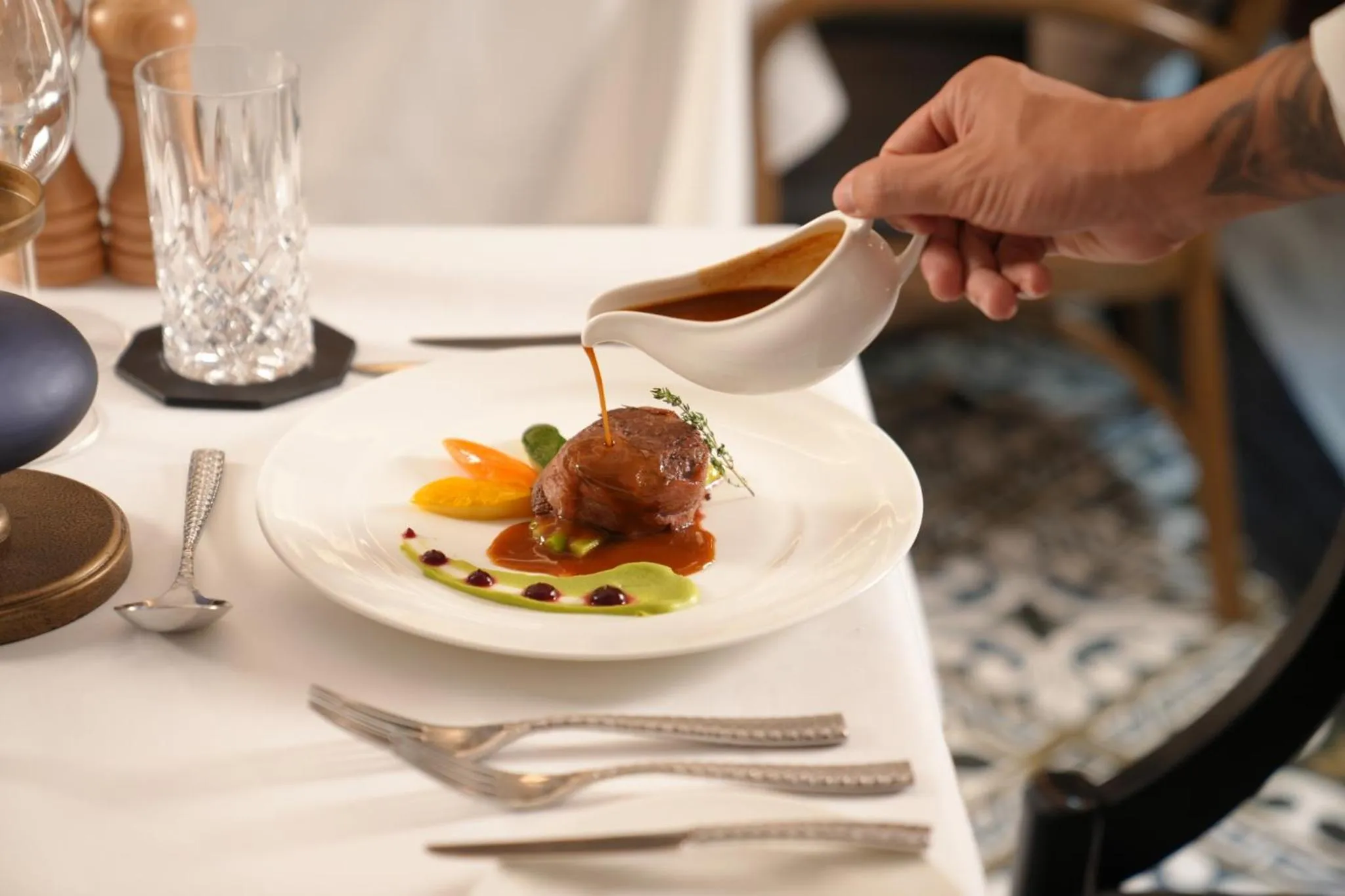 Food close-up in Paradise Grand Cruise - Lan Ha Bay