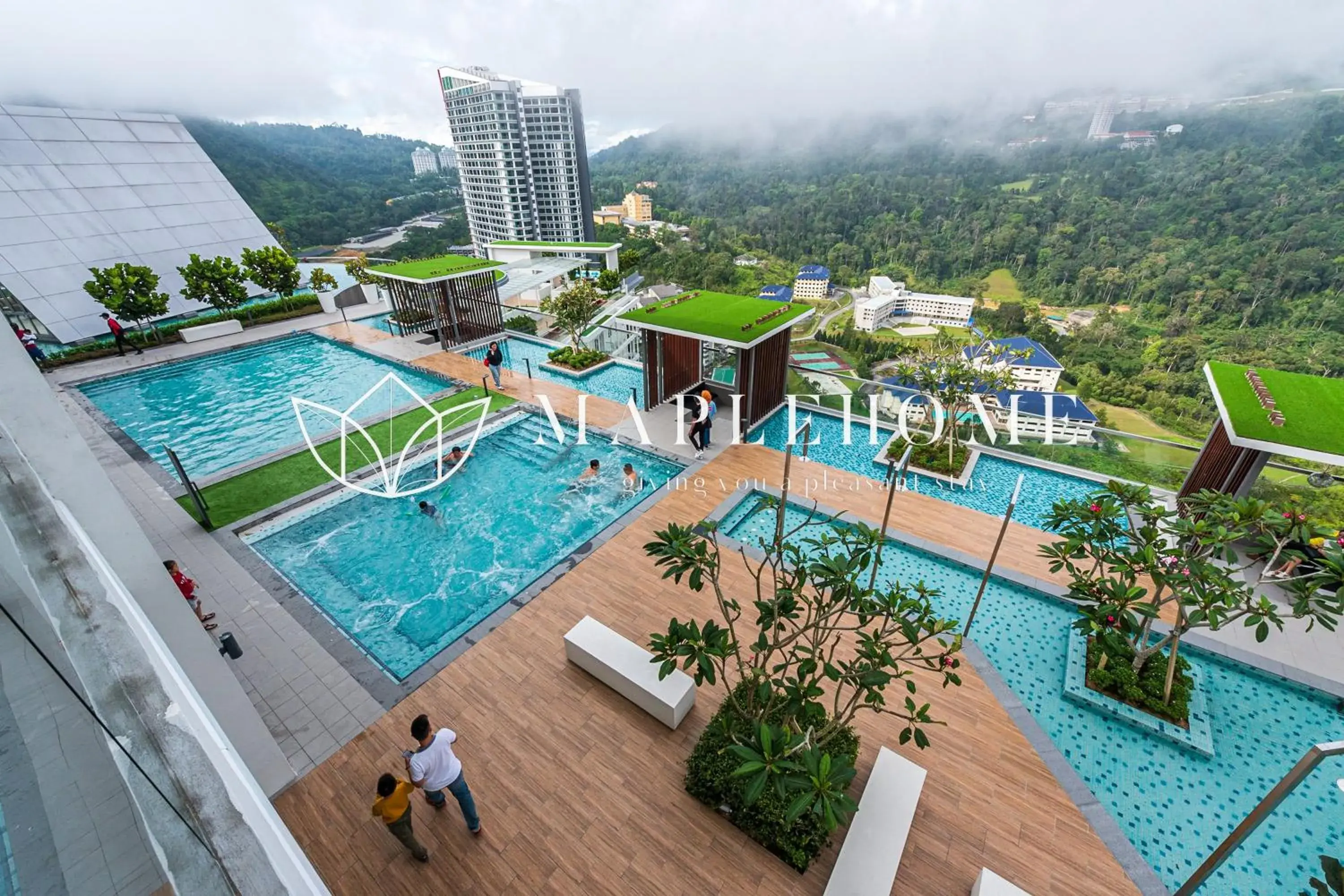 Bird's eye view in Windmill Premier Suites Genting Highlands Bird's eye view in Windmill Premier Suites Genting Highlands