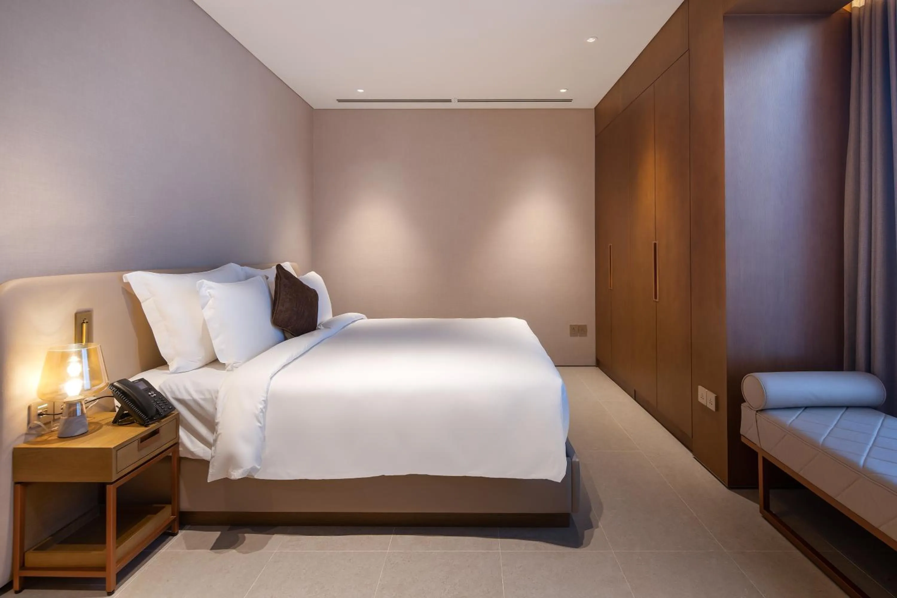 Bed in The Five Villas & Resort Quangnam - Danang