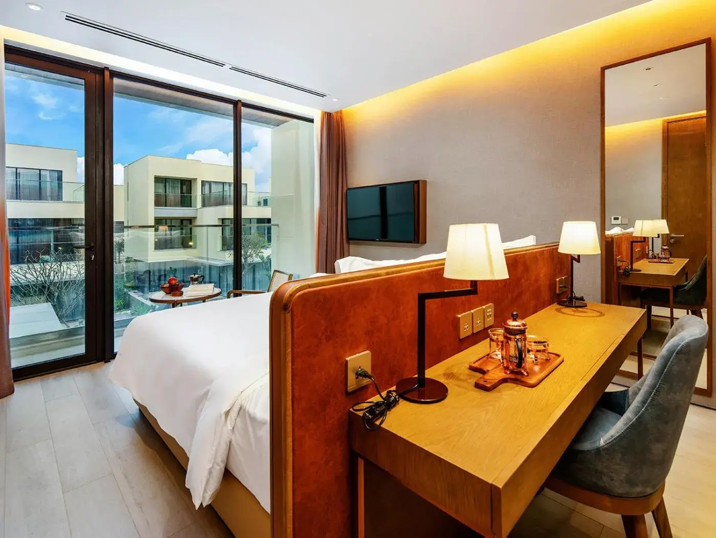 Bed in The Five Villas & Resort Quangnam - Danang Bed in The Five Villas & Resort Quangnam - Danang