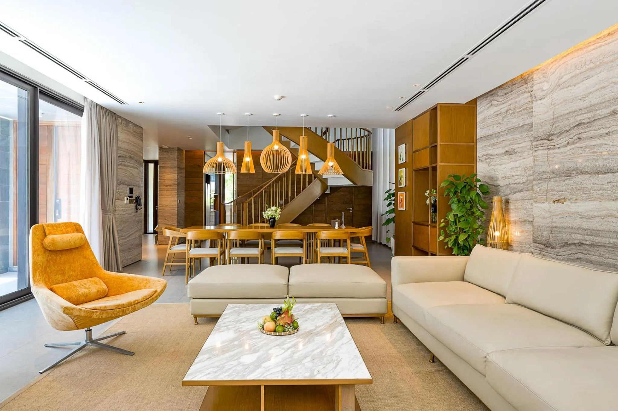 Living room in The Five Villas & Resort Quangnam - Danang