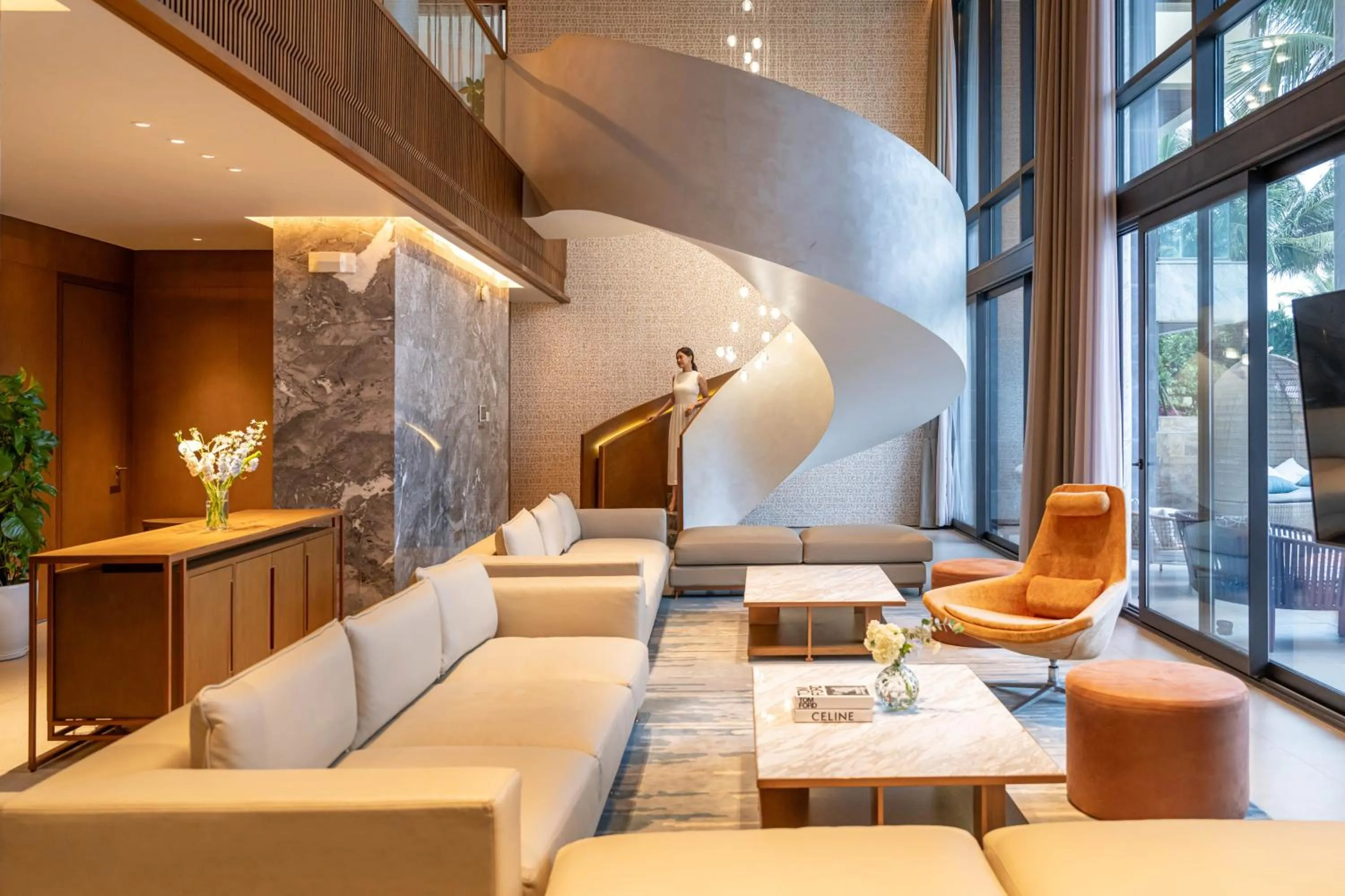 Living room in The Five Villas & Resort Quangnam - Danang