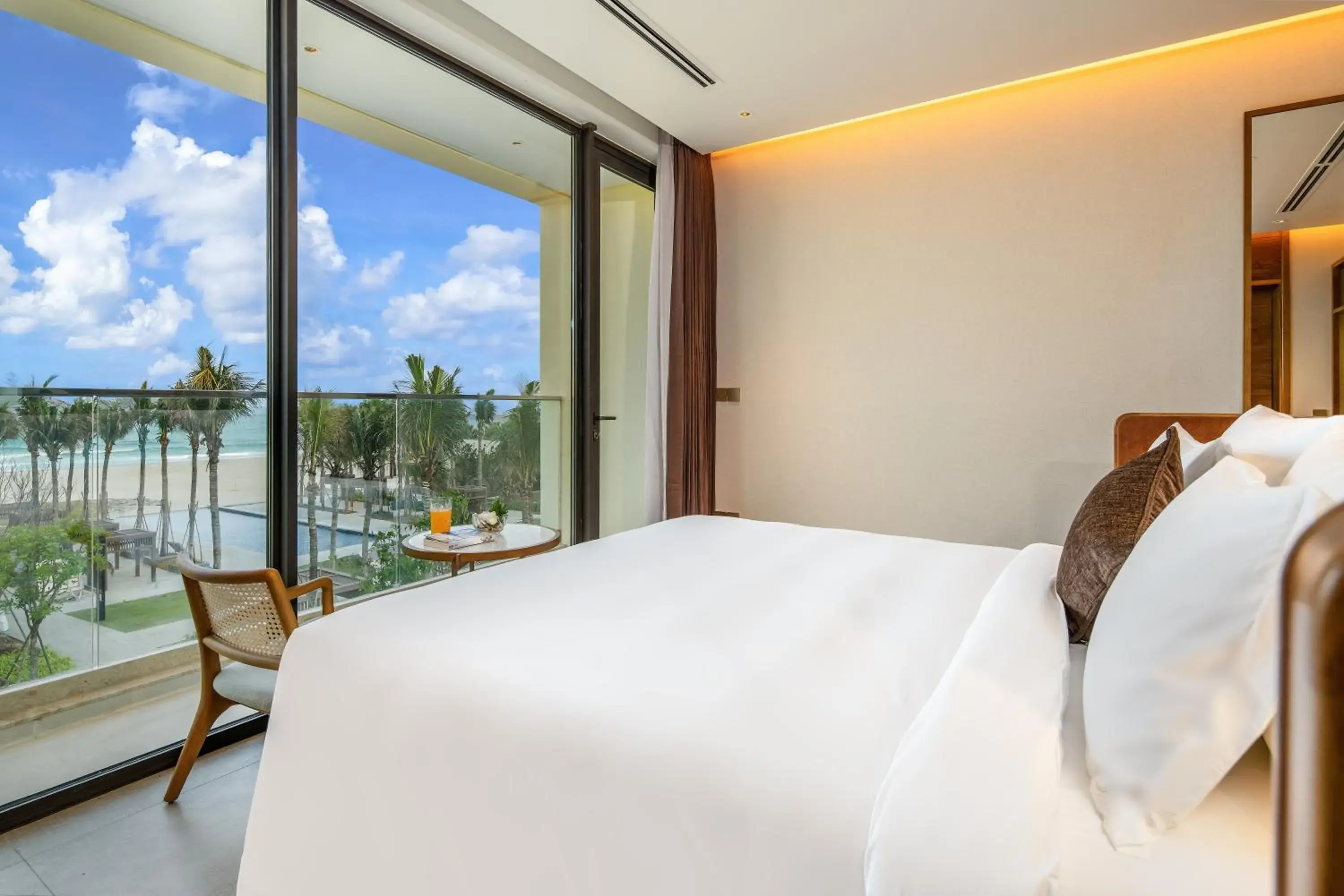 Bed in The Five Villas & Resort Quangnam - Danang Bed in The Five Villas & Resort Quangnam - Danang