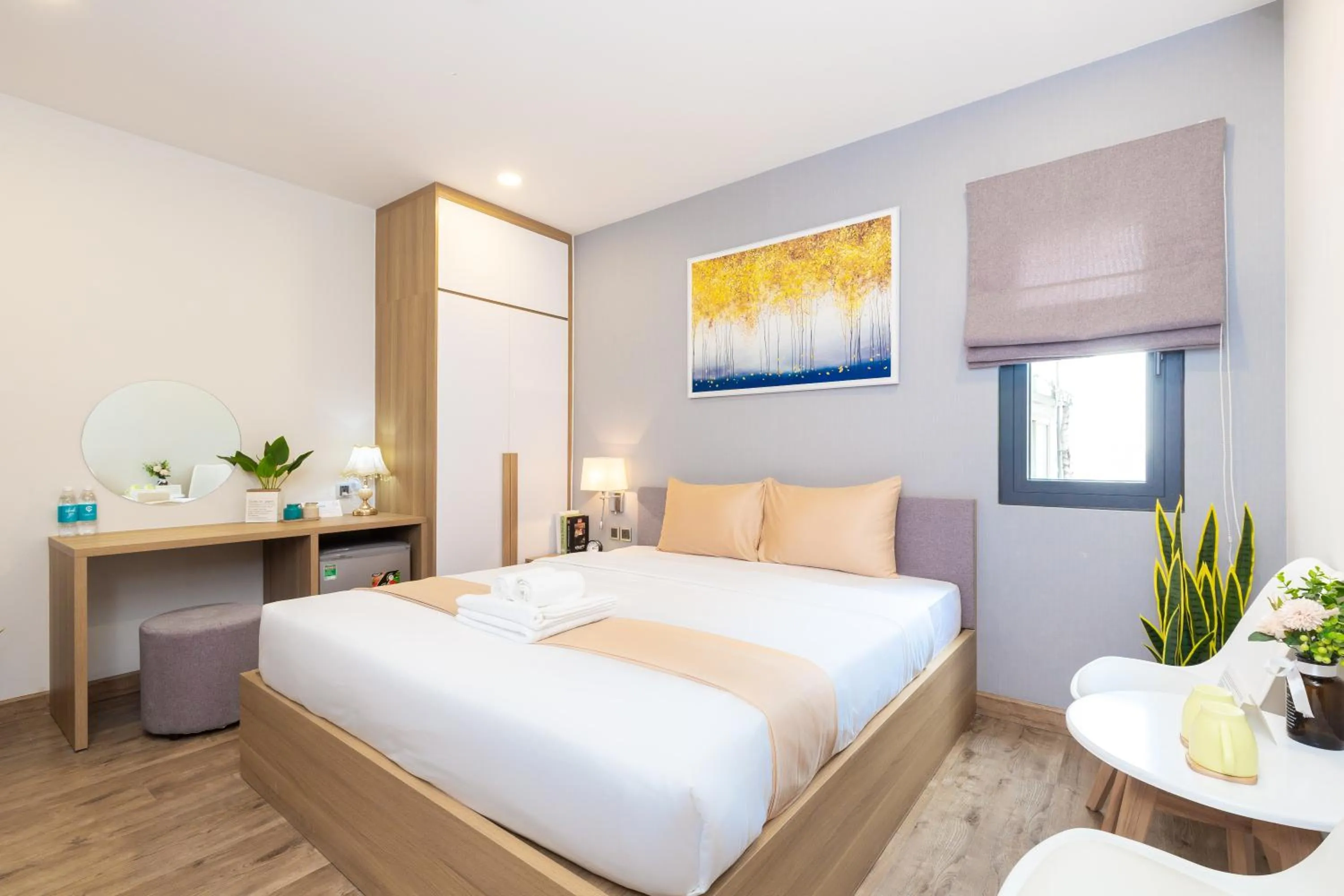 Bed in Cozrum Lux Hotel