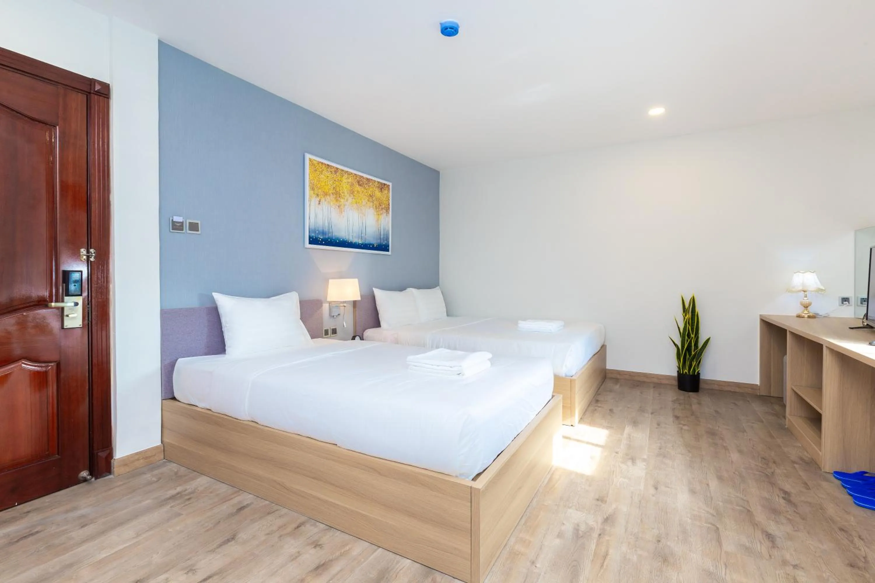 Bed in Cozrum Lux Hotel