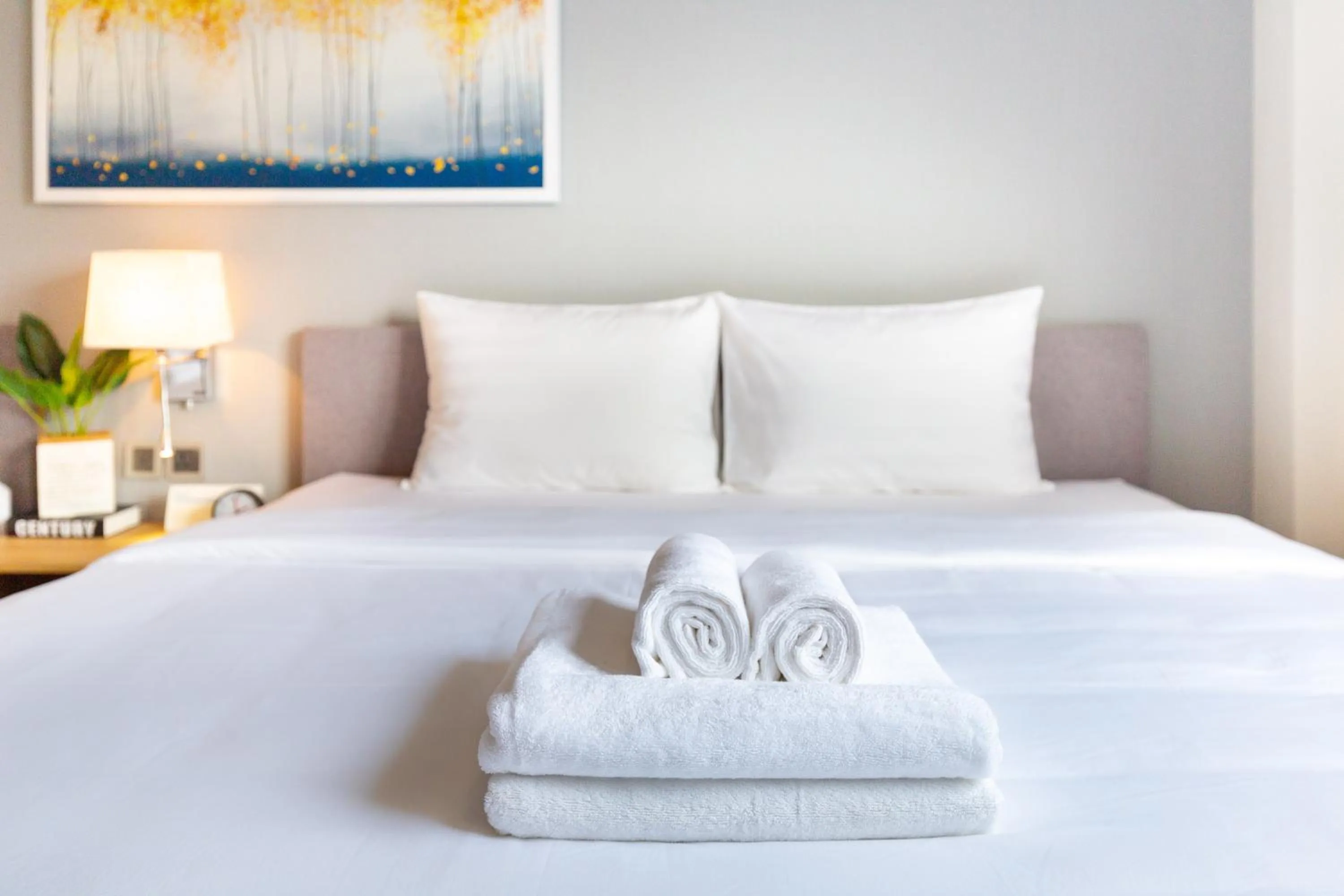 Bed in Cozrum Lux Hotel