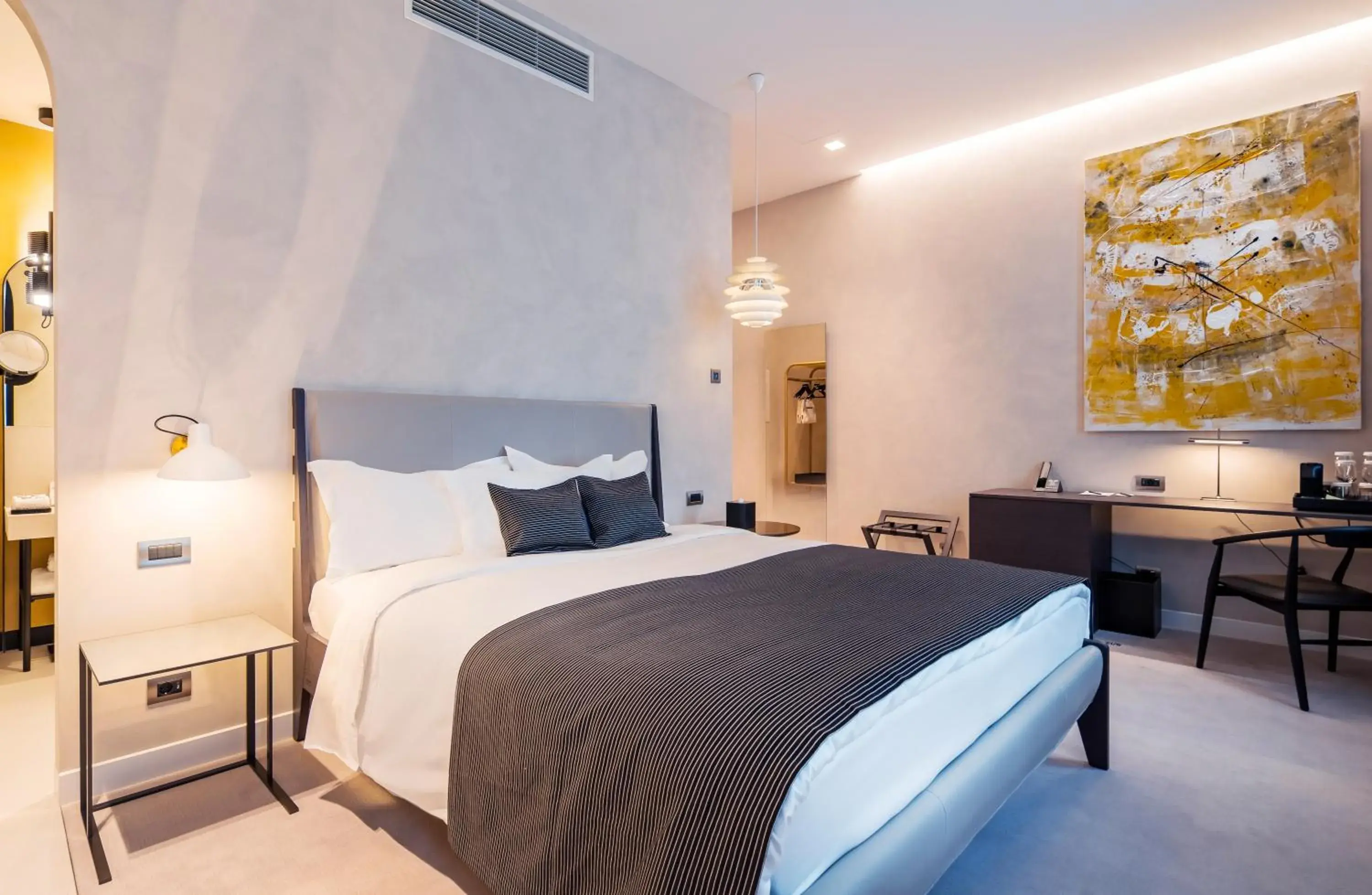 Bed in Monograph Freedom Square Bed in Monograph Freedom Square