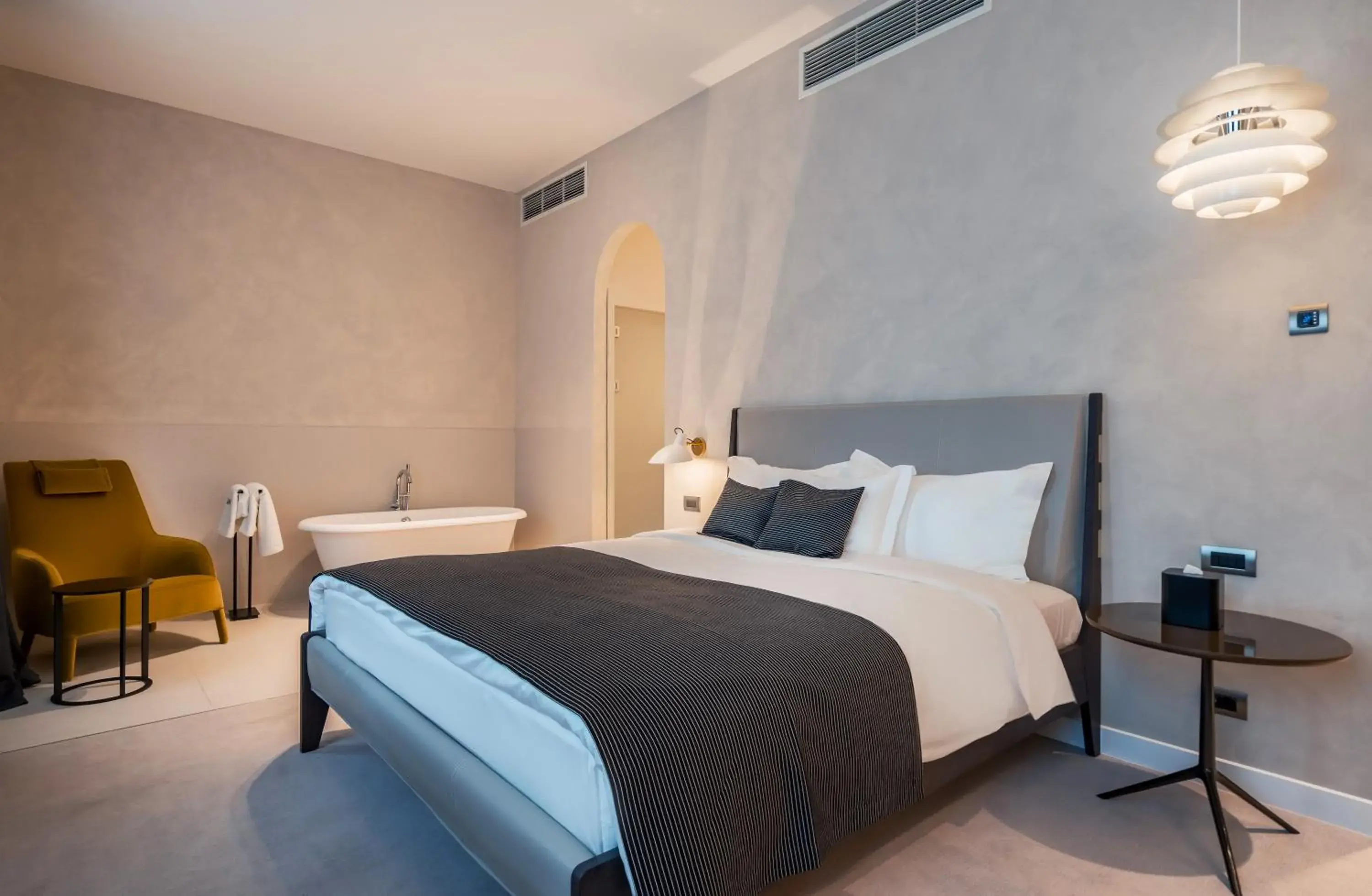 Bed in Monograph Freedom Square Bed in Monograph Freedom Square