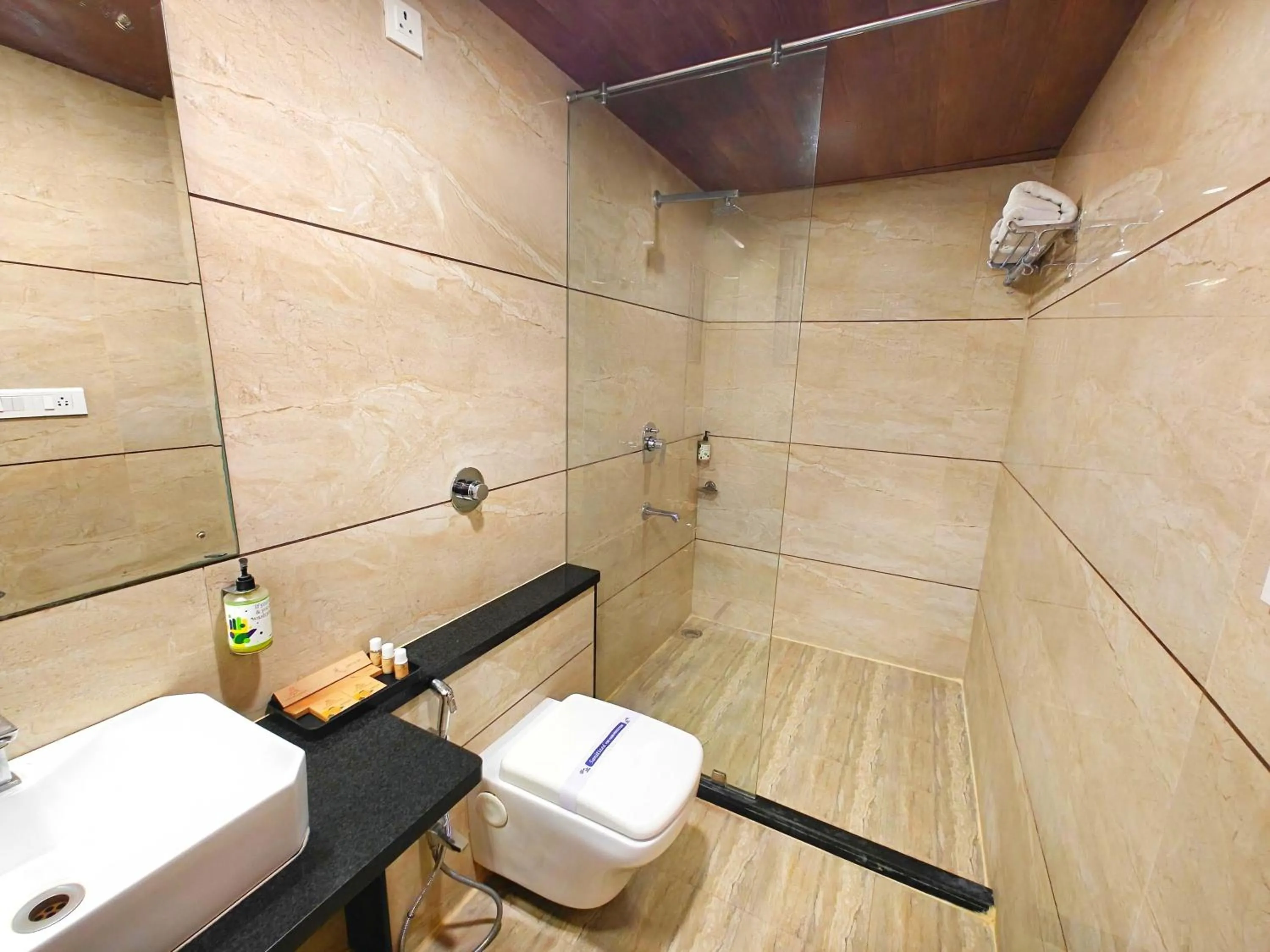 Bathroom in Opulence Inn - 500 Meters From Railway Station