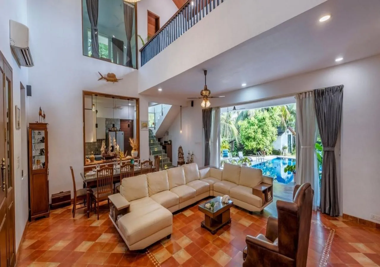SaffronStays Osaree - 5BR pet-friendly villa near Kihim Beach with a pool and terrace