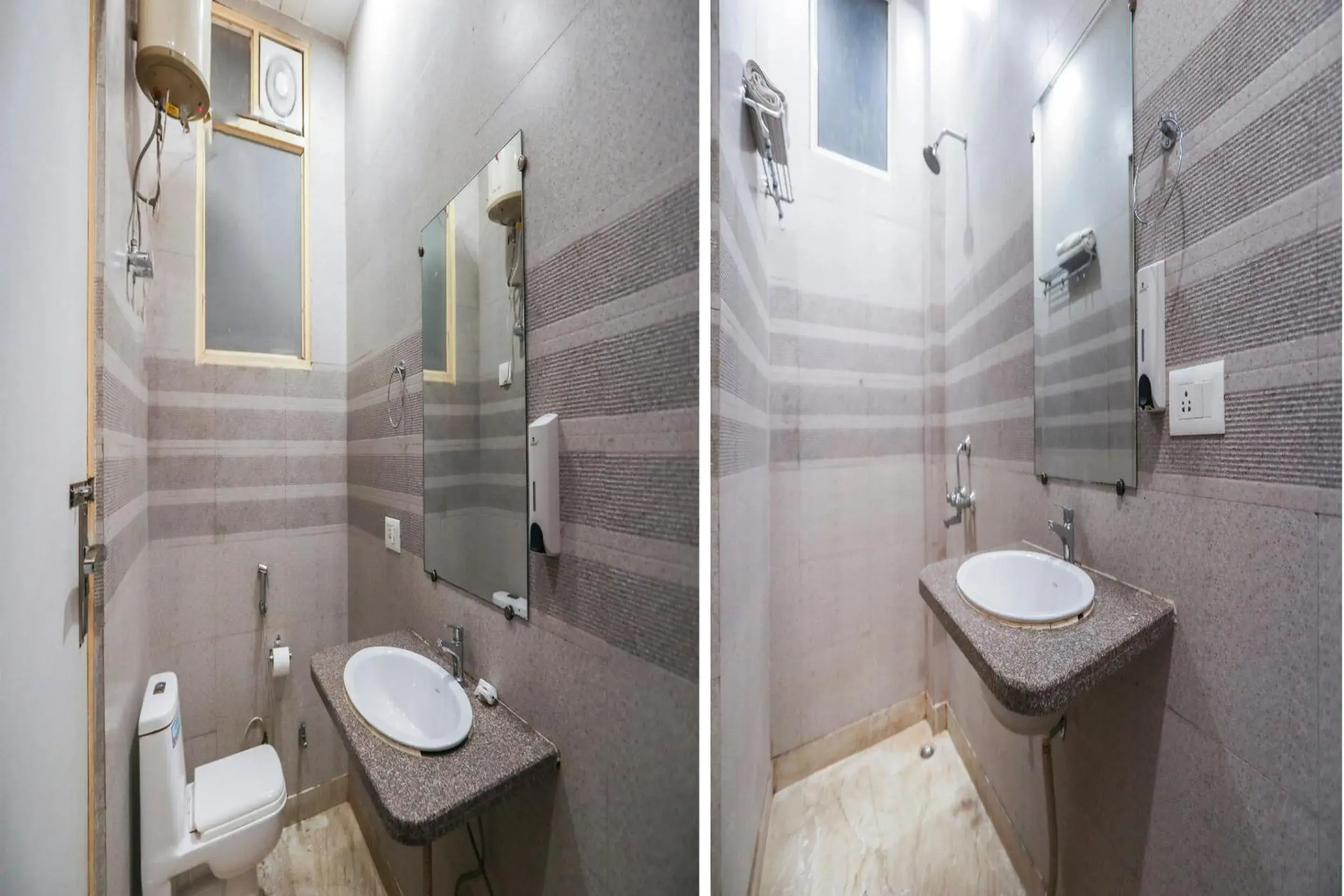 Bathroom in OYO Cladis Near Mall Of India