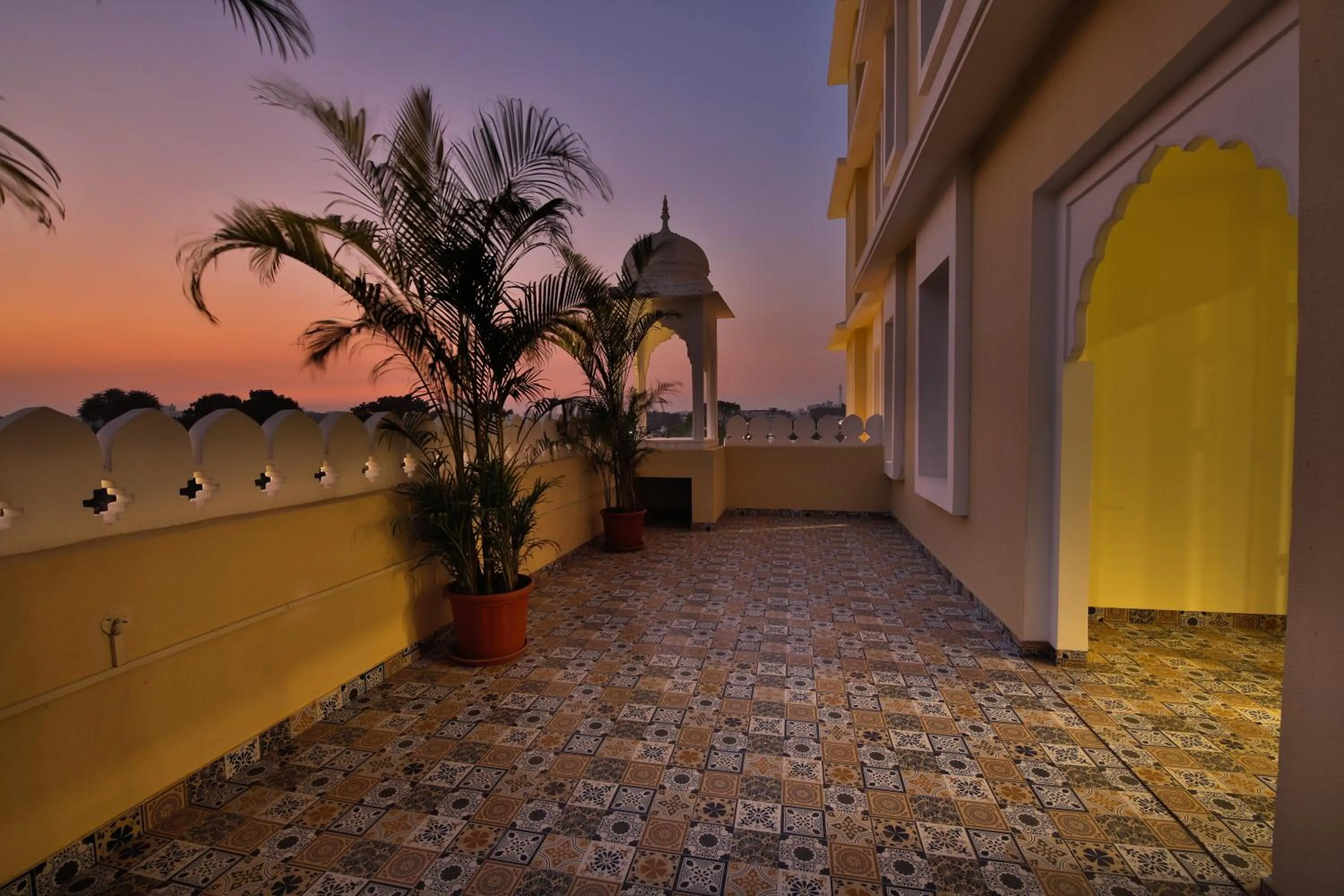 Balcony/Terrace in RUDRA VILAS - A Royal Heritage Hotel