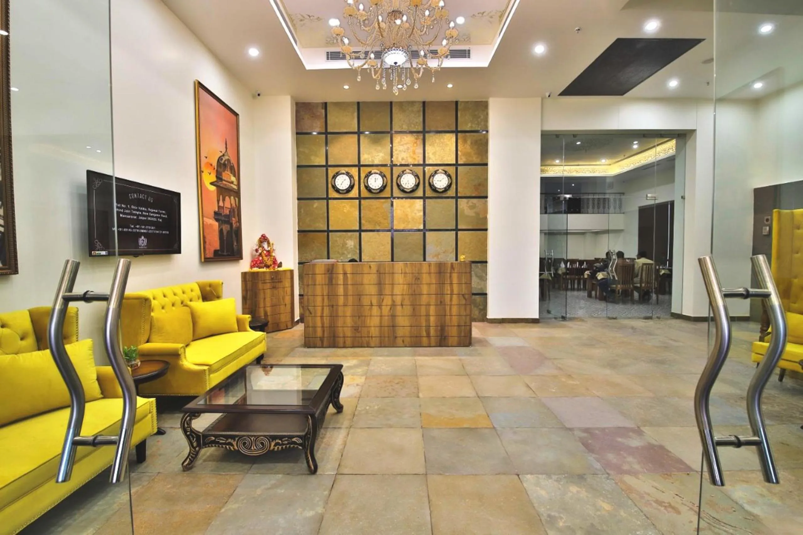 Lobby or reception in RUDRA VILAS - A Royal Heritage Hotel