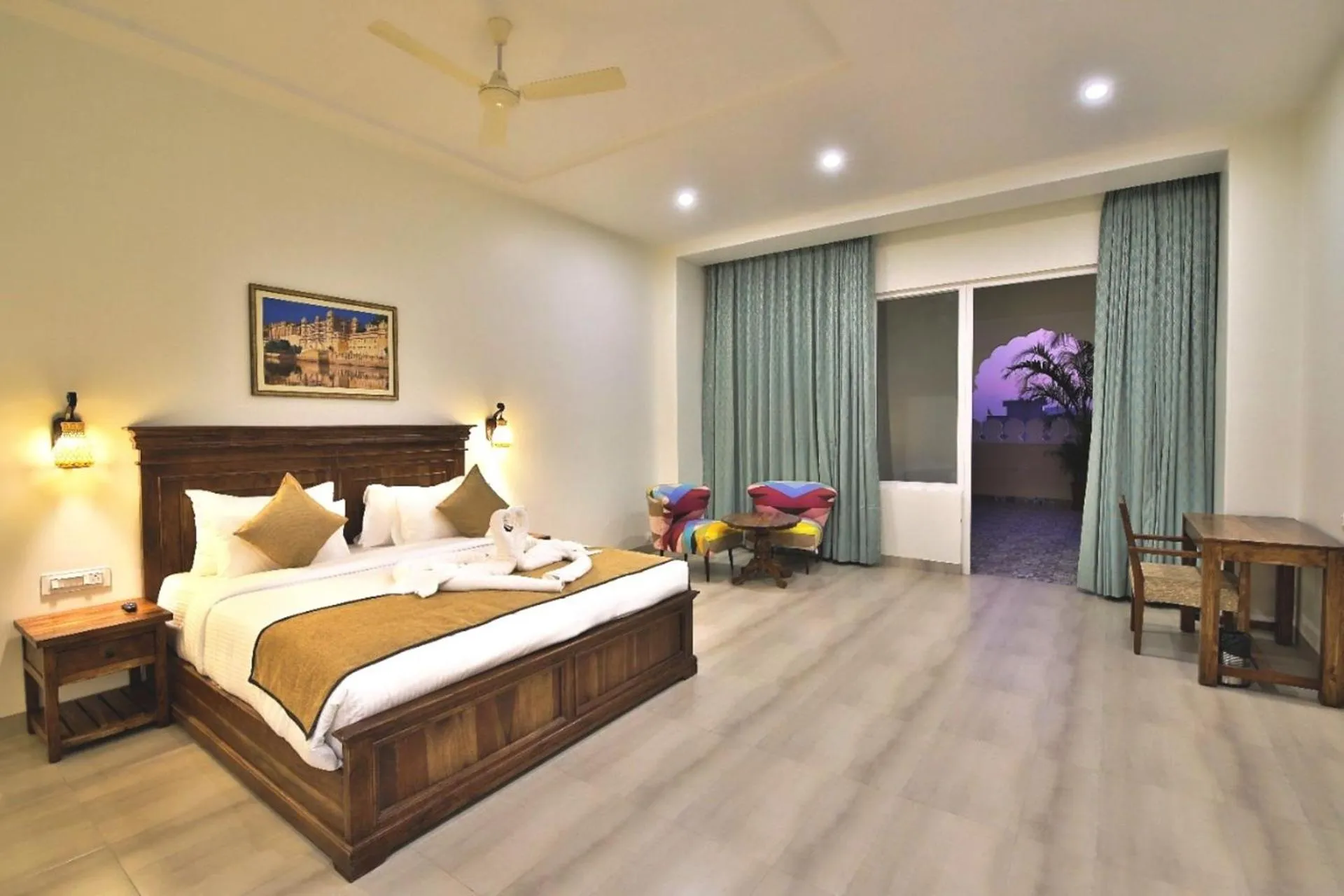 Bedroom, Bed in RUDRA VILAS - A Royal Heritage Hotel