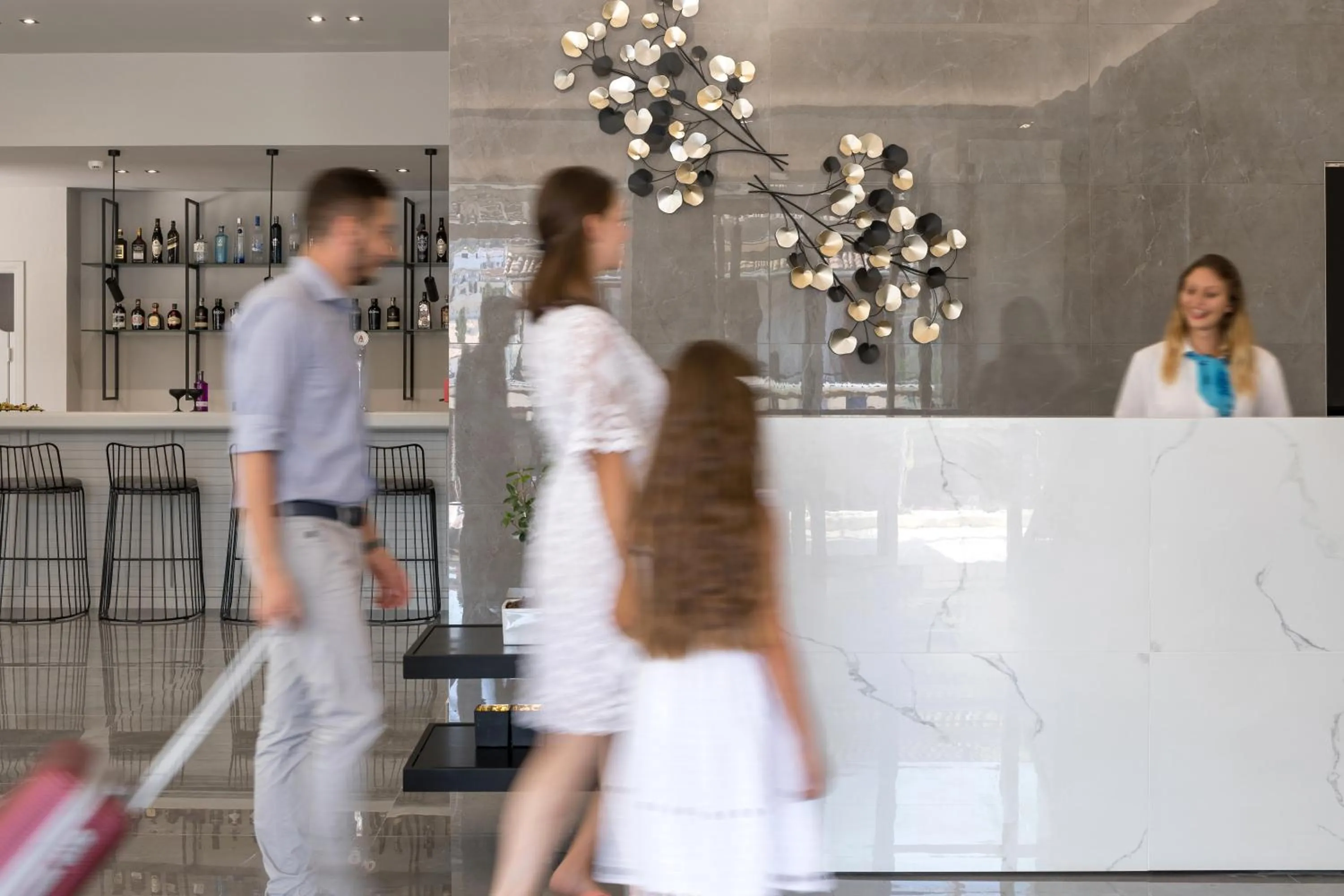 group of guests in Melina Oasis Boutique Hotel