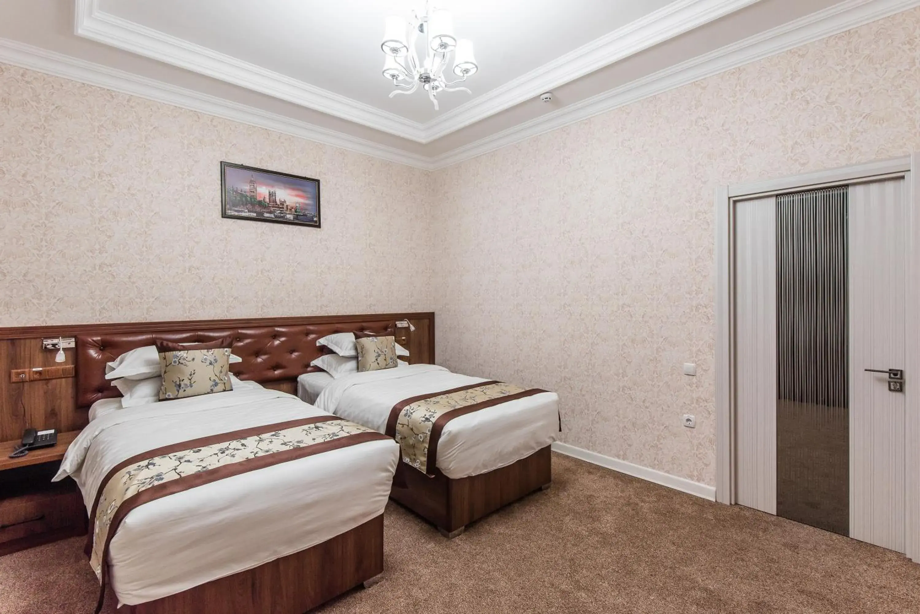 Bed in Michelin Hotel Bed in Michelin Hotel