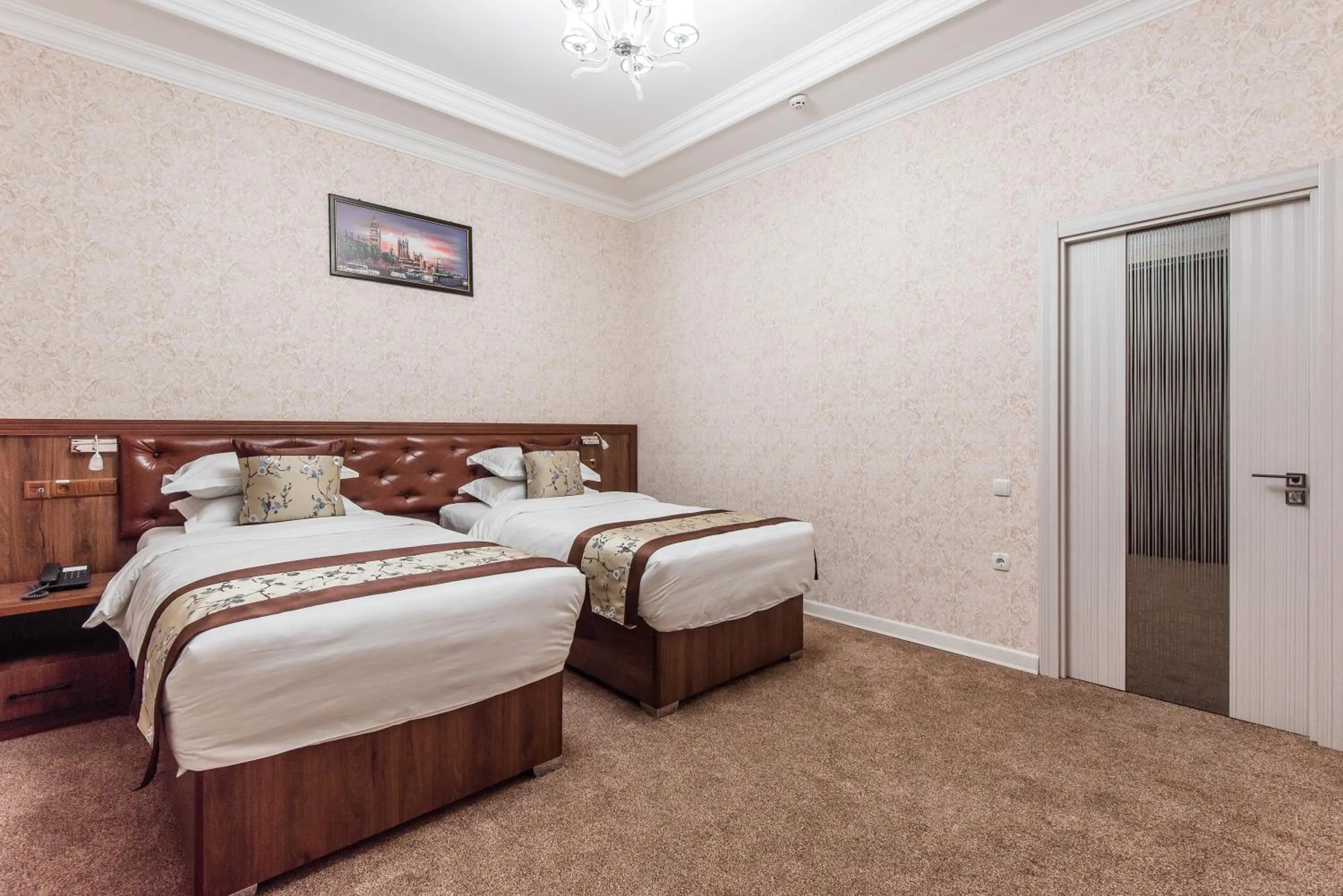 Bed in Michelin Hotel