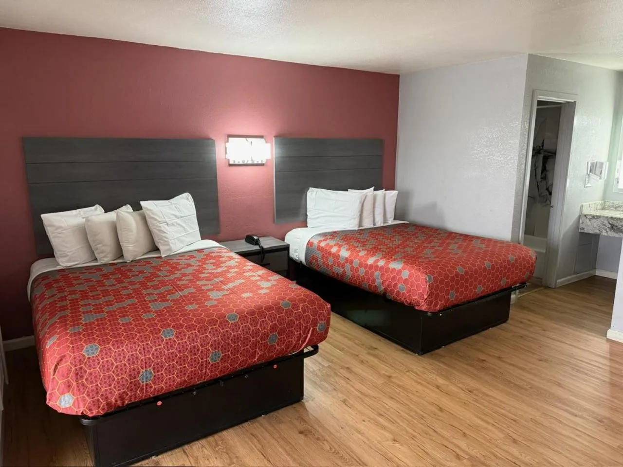 Bed in Ocean Gate Inn