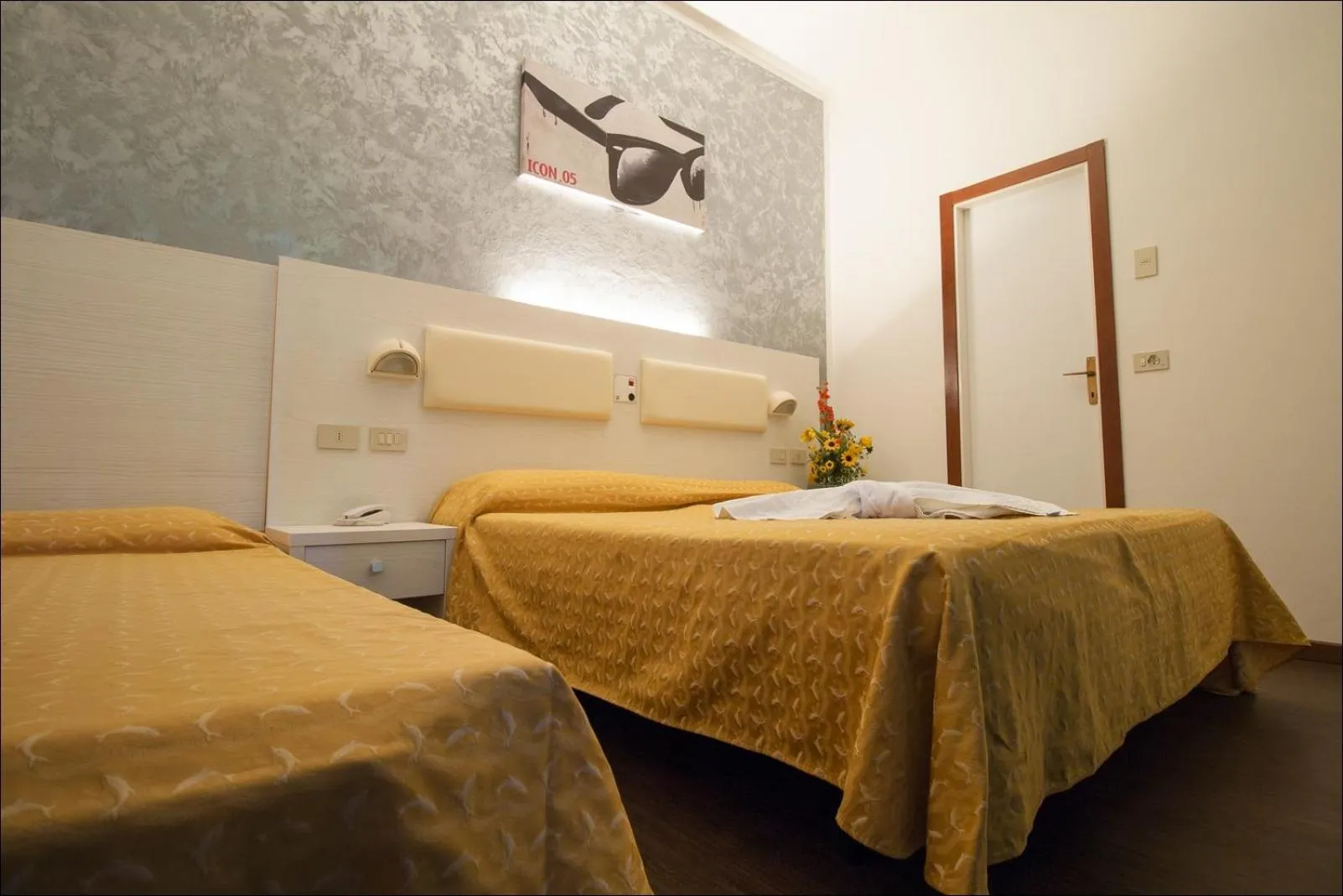 Bed in Hotel Belfiore