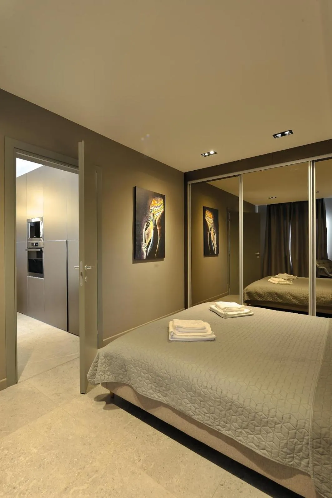 Bedroom, Bed in Sofia Apartments