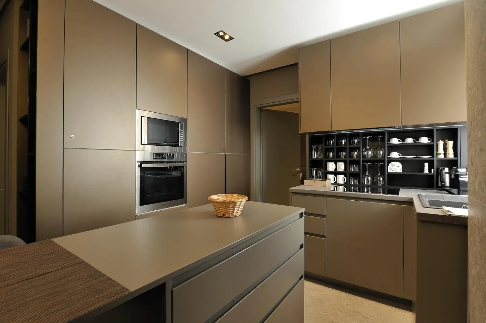 Kitchen or kitchenette in Sofia Apartments