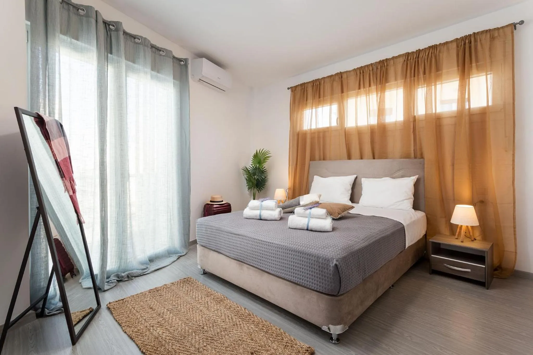 Bedroom, Bed in The Aristotelian Suites by Athens Stay