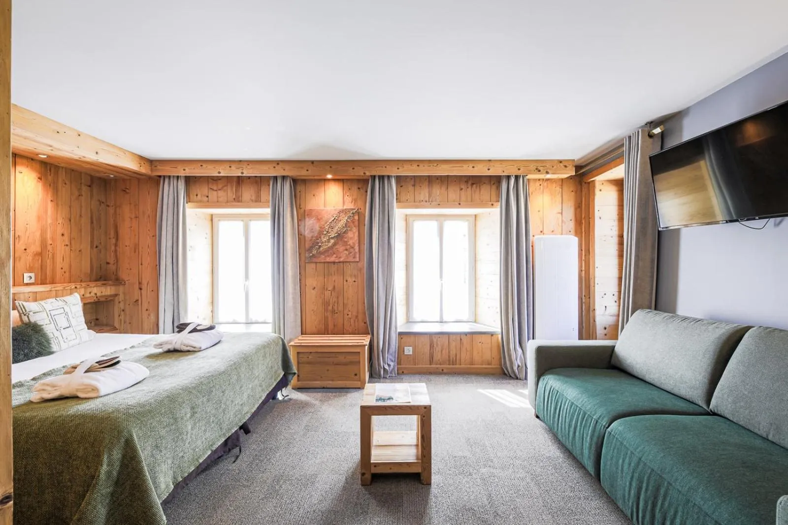 Bed in Hôtel et Spa les Clarines