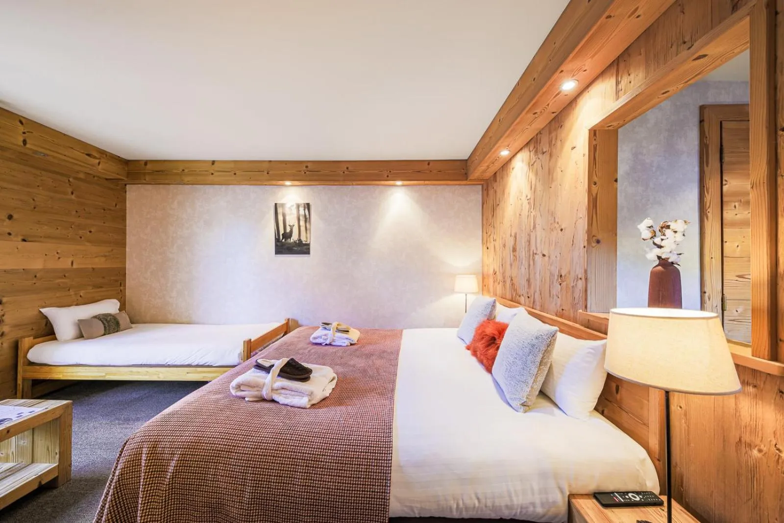 Bed in Hôtel et Spa les Clarines