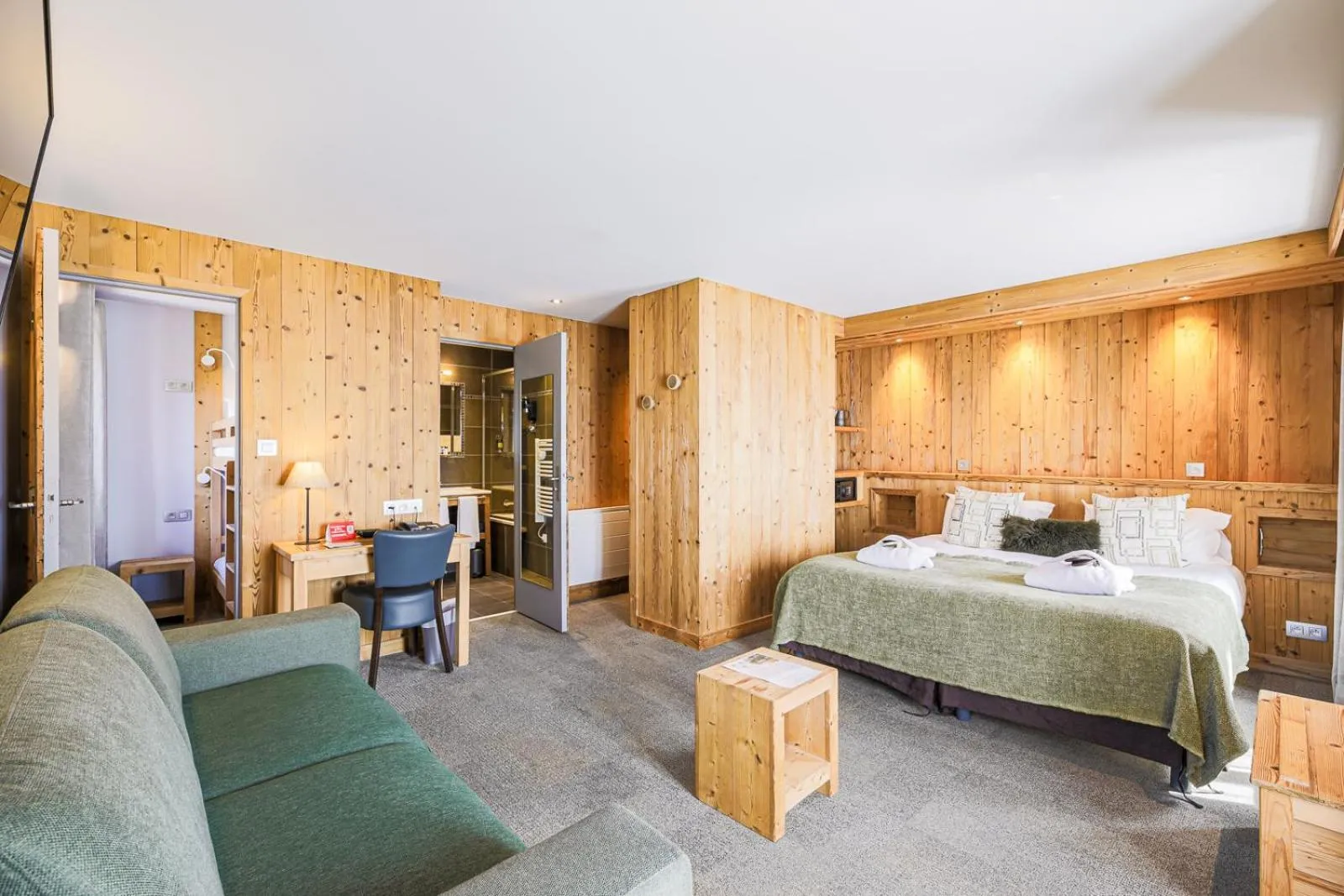 Bed in Hôtel et Spa les Clarines