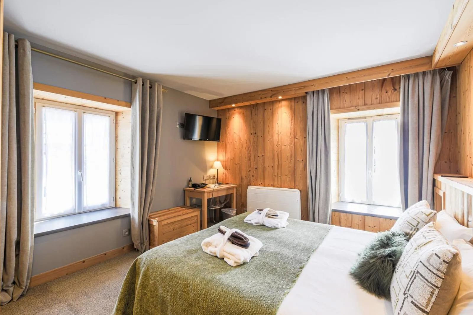 Bed in Hôtel et Spa les Clarines