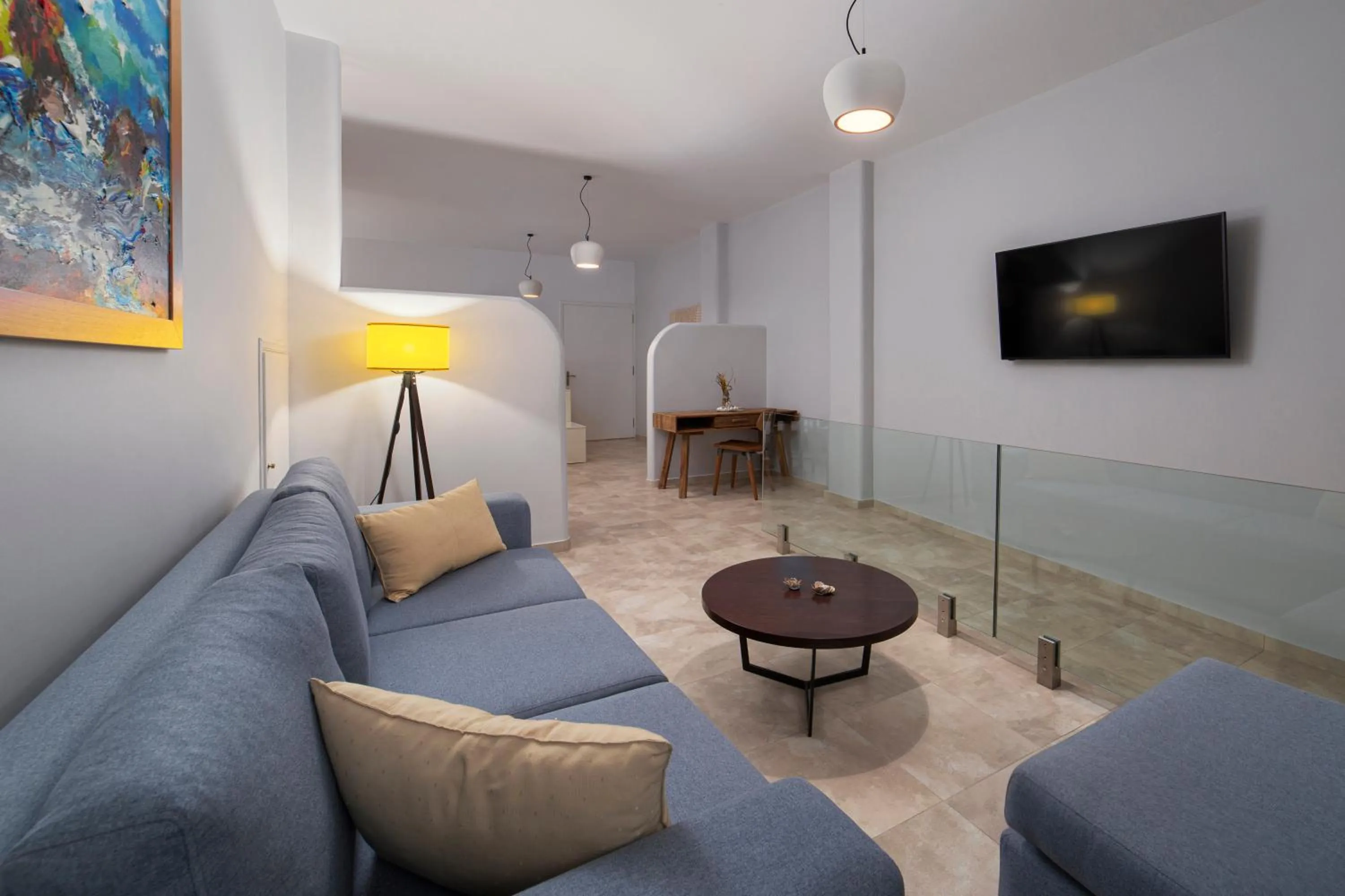 TV and multimedia in Andros 4 All Seasons Villas & Suites