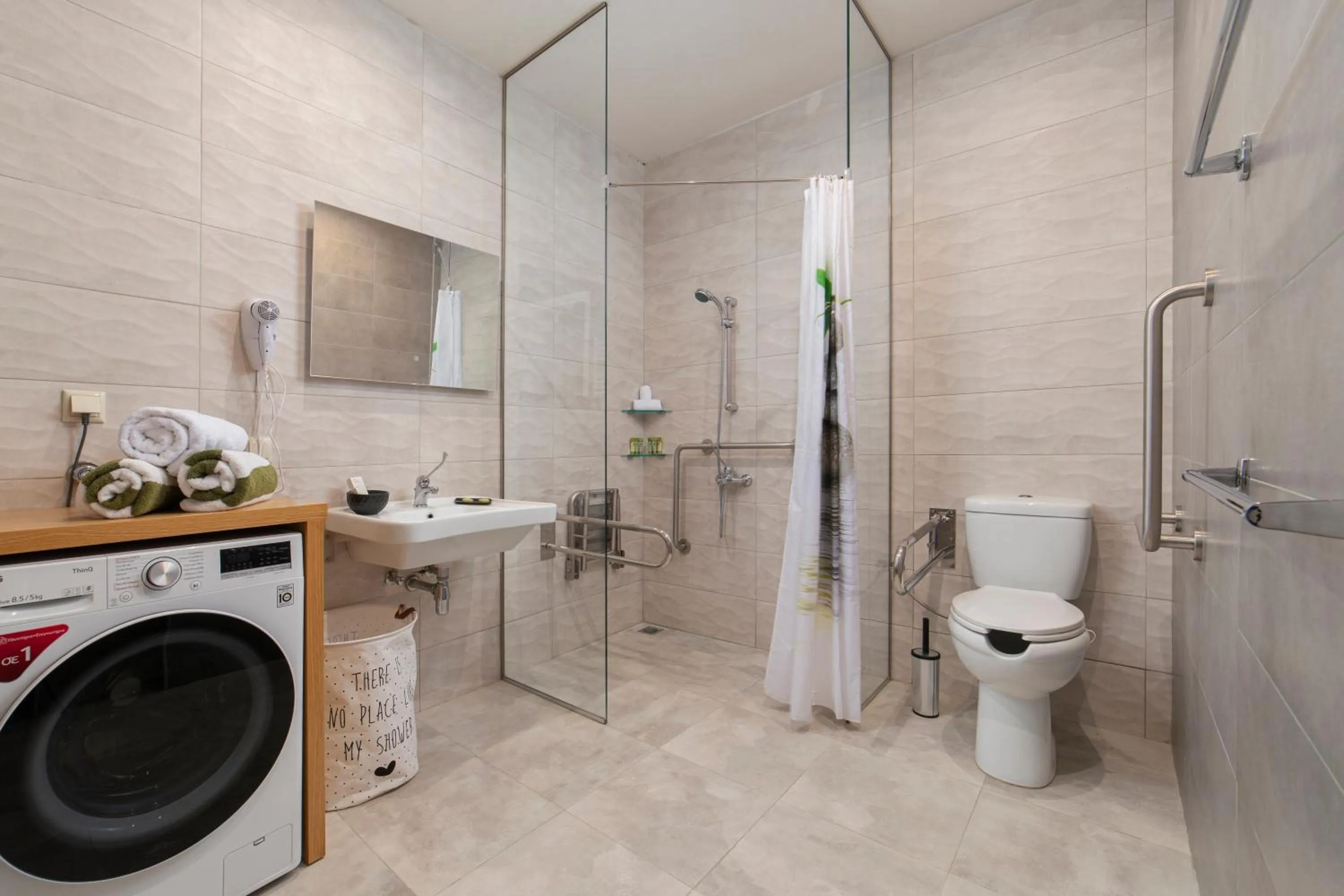 Shower in Andros 4 All Seasons Villas & Suites