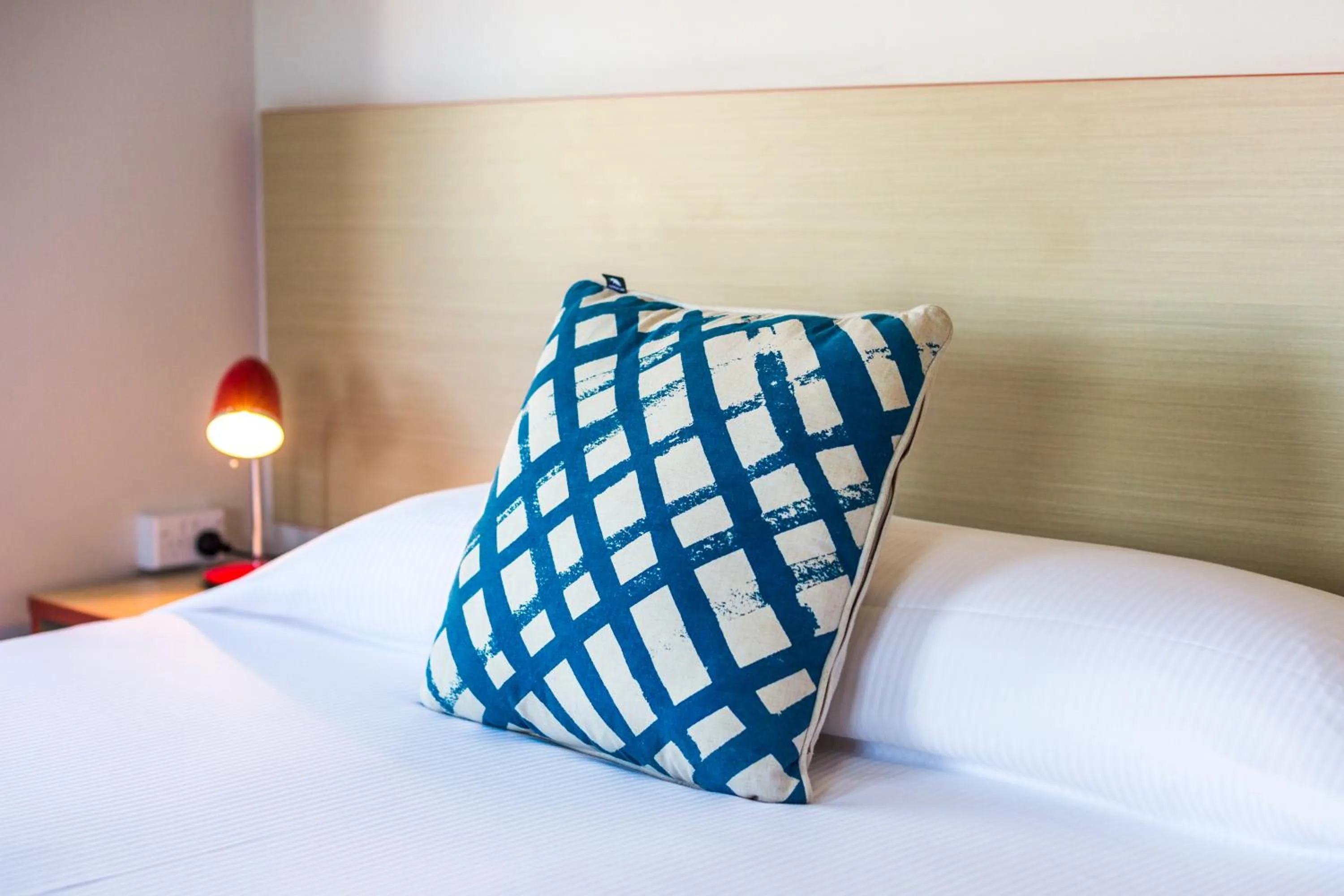 Decorative detail, Bed in Melton Hotel Auburn