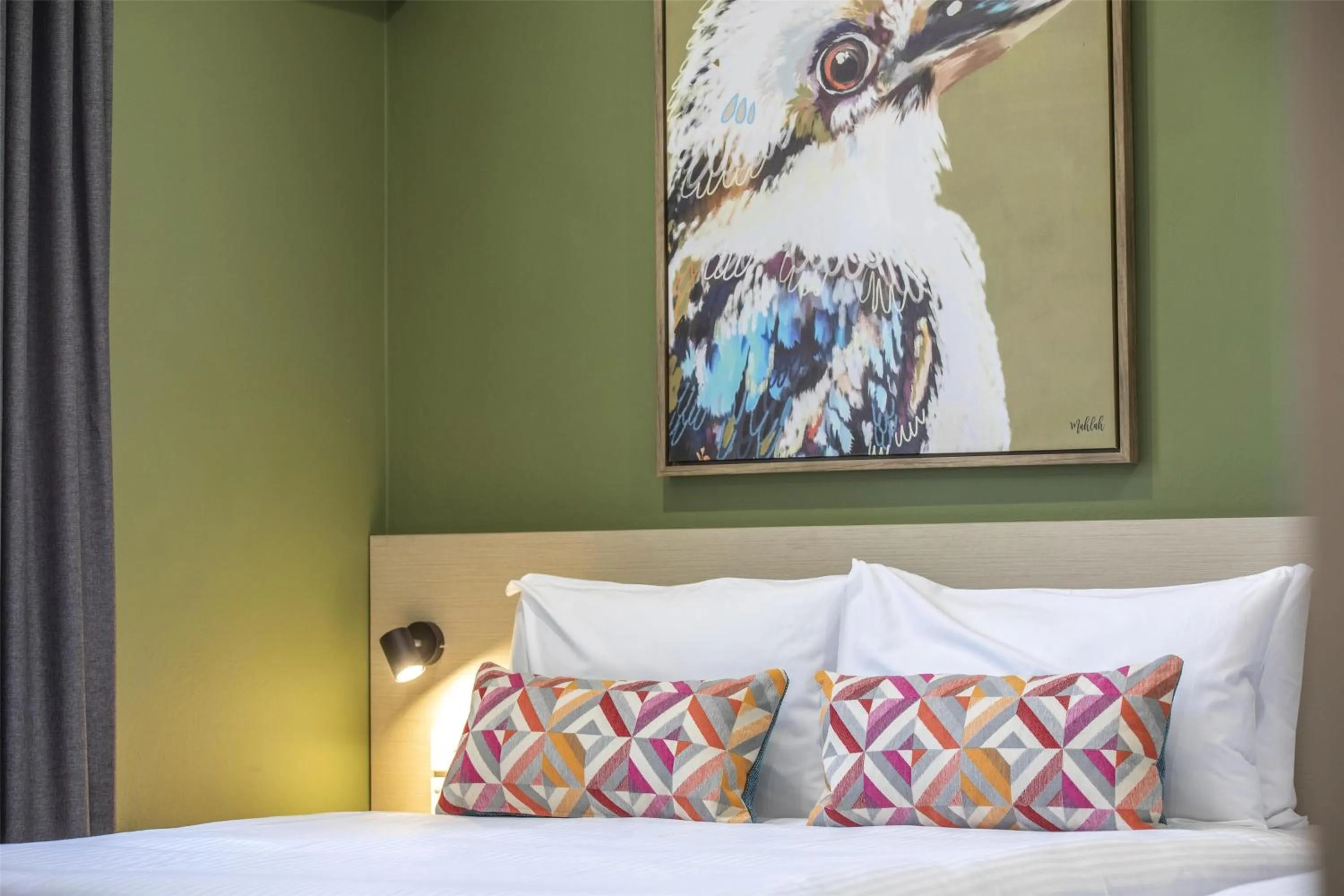 Bedroom, Bed in Nightcap at Pritchards Hotel