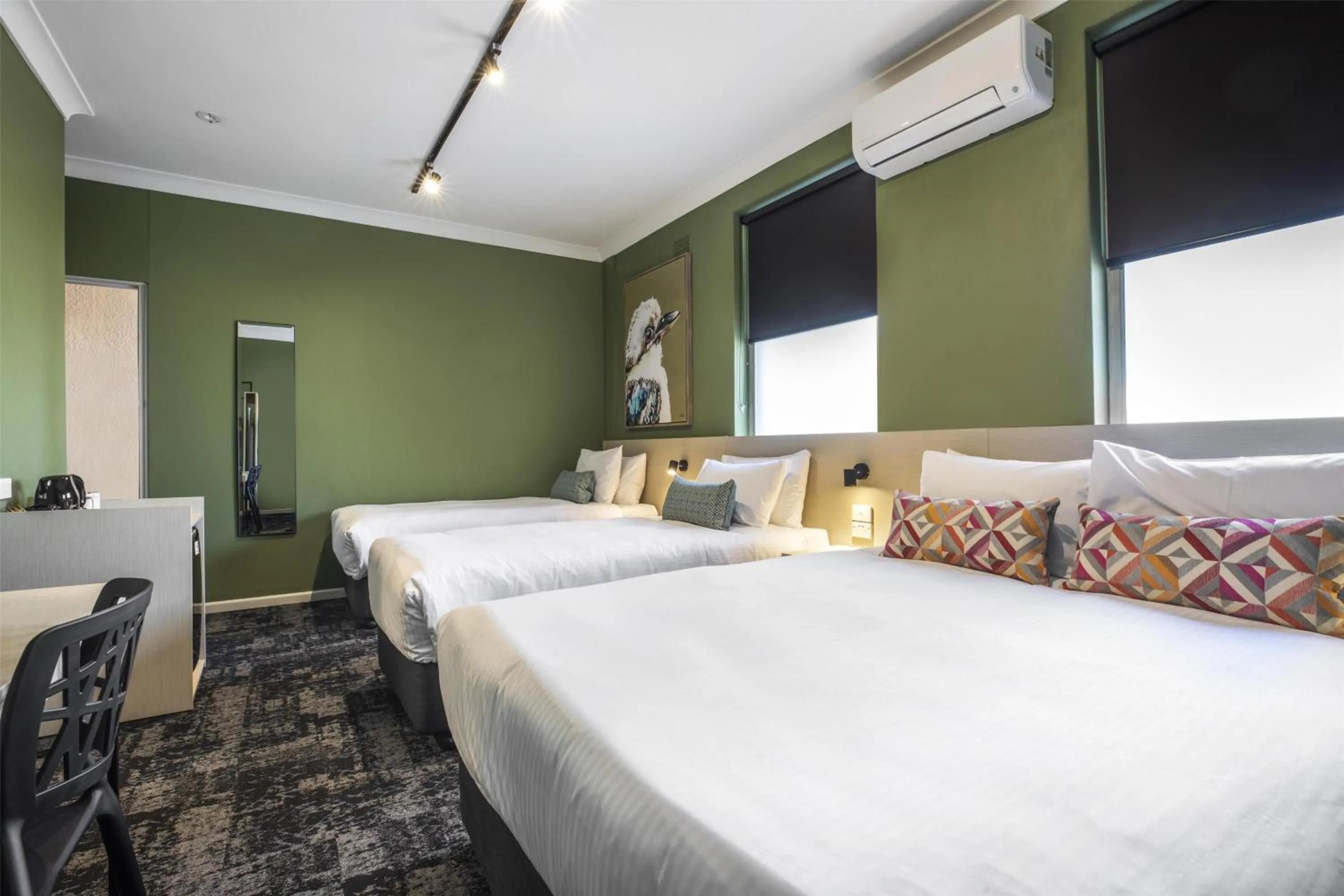 Bedroom, Bed in Nightcap at Pritchards Hotel