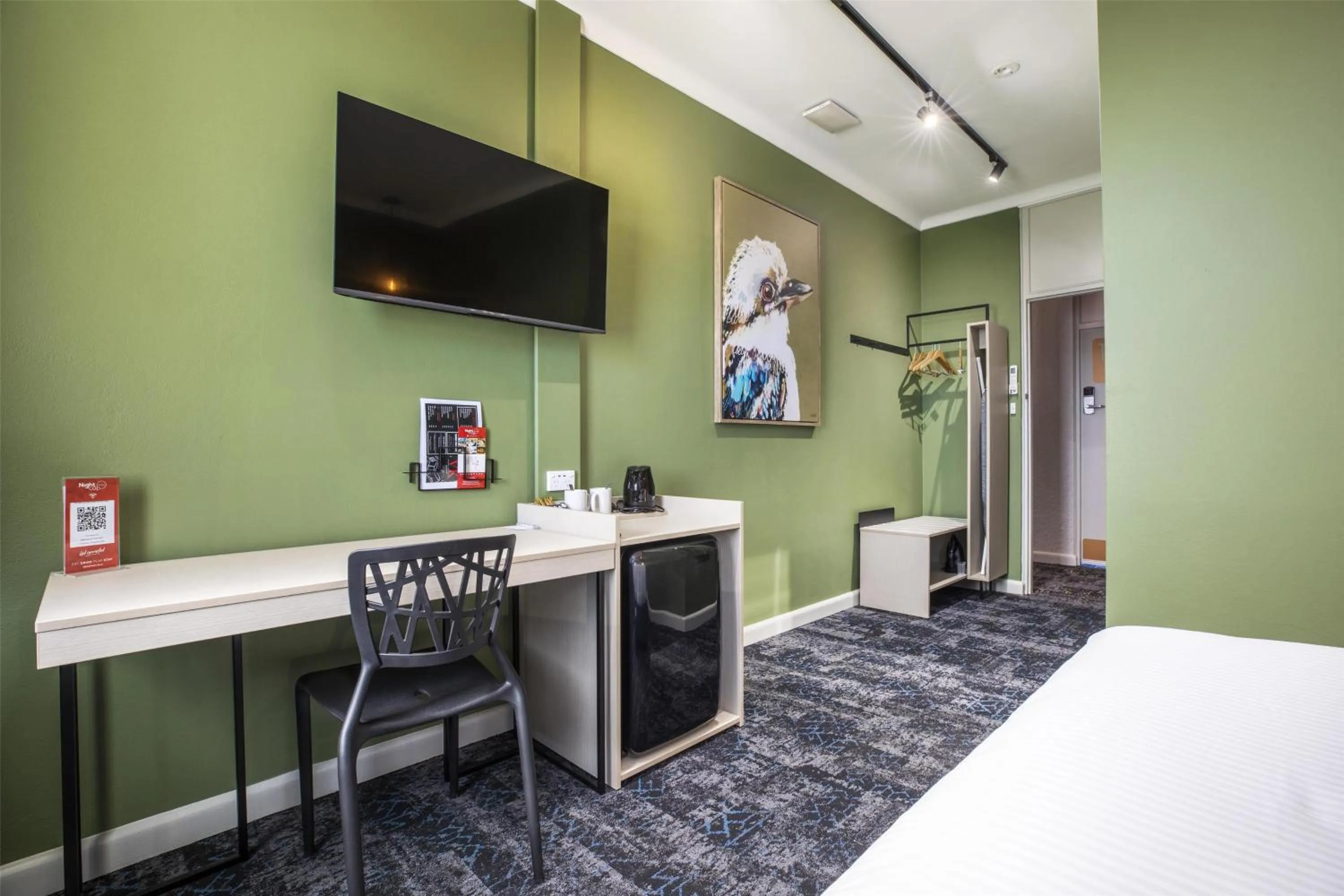 Bedroom, Bed in Nightcap at Pritchards Hotel