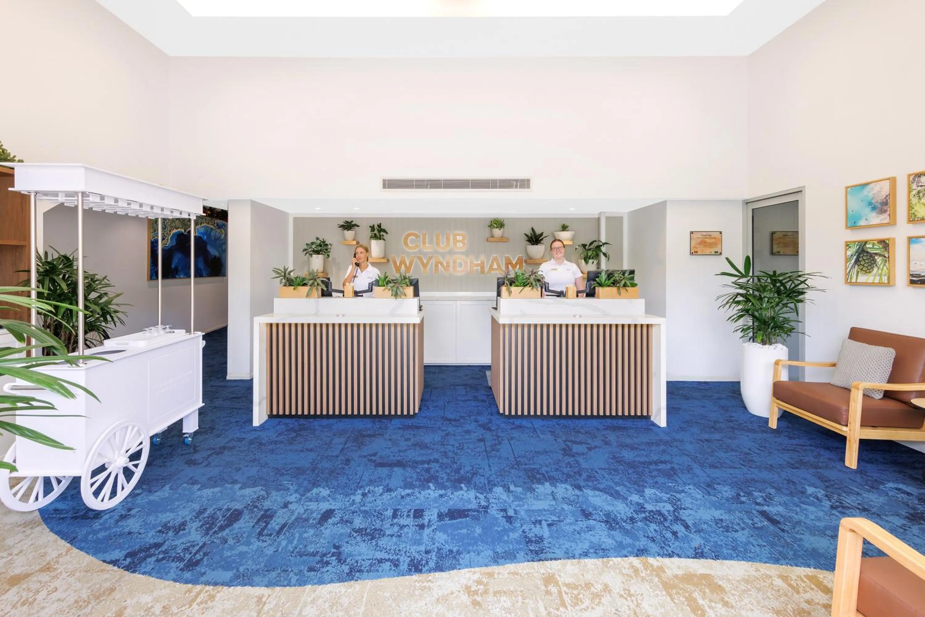 Lobby or reception in Club Wyndham Kirra Beach