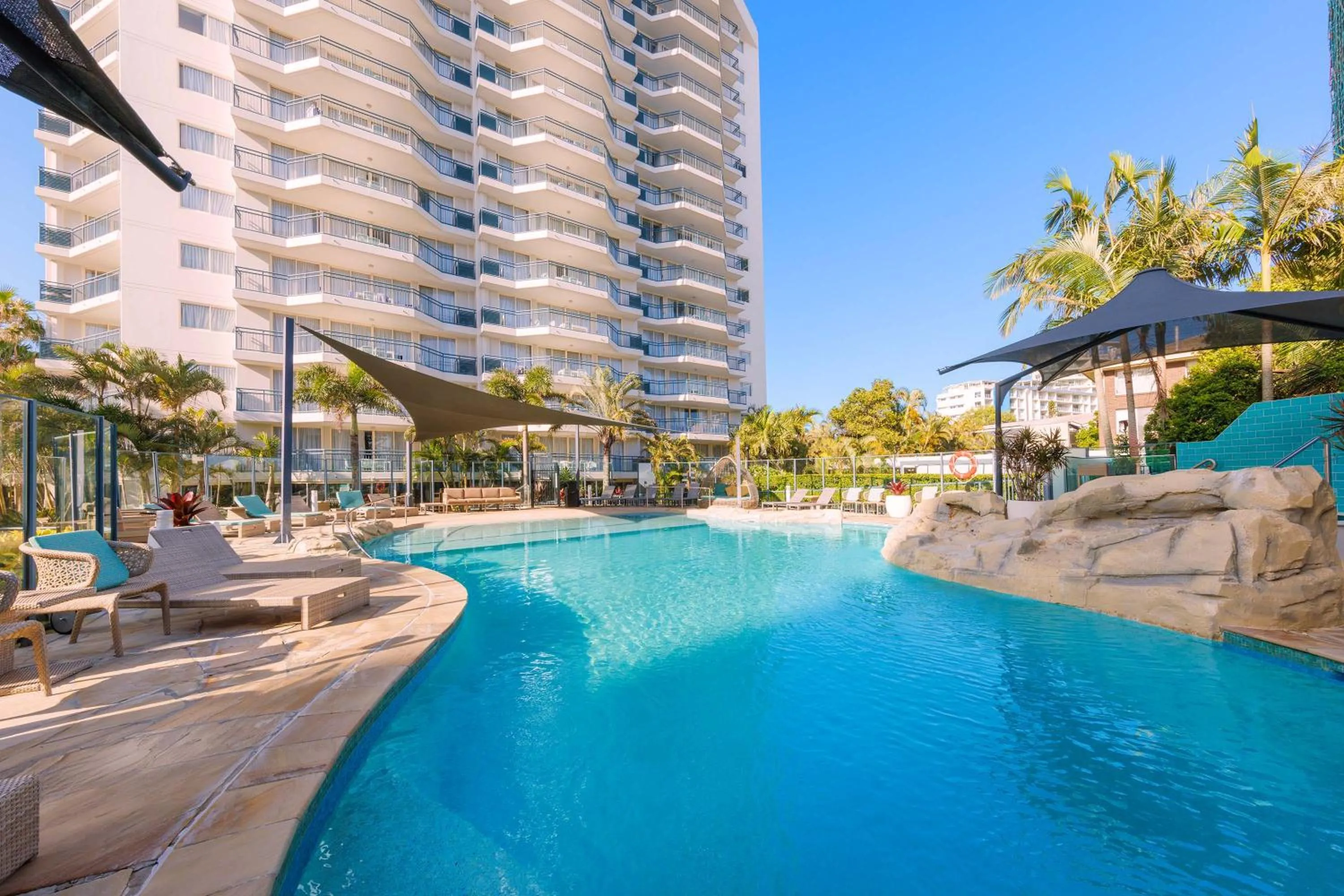 Swimming pool in Club Wyndham Kirra Beach