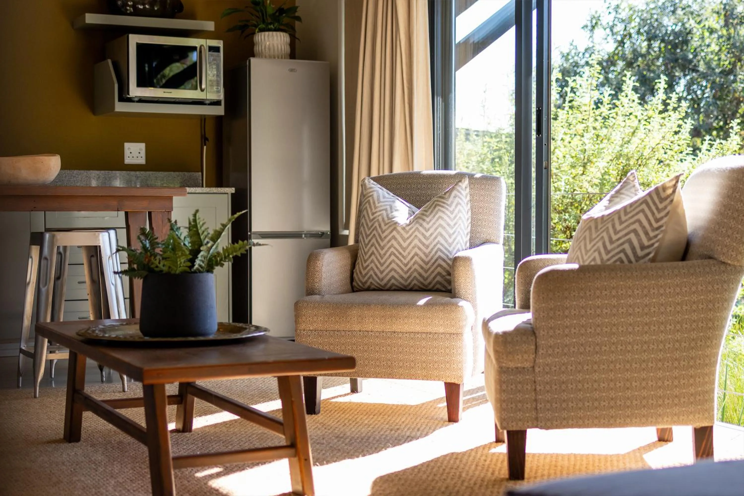 Seating area in Gowrie Farm Golf Lodge